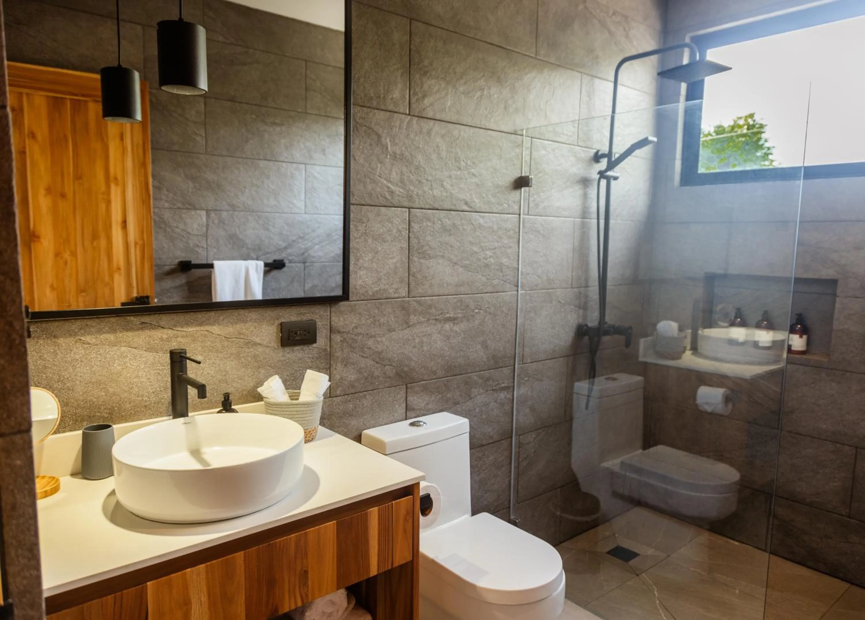 Shower in Casa Swell Boutique Hotel Santa Teresa