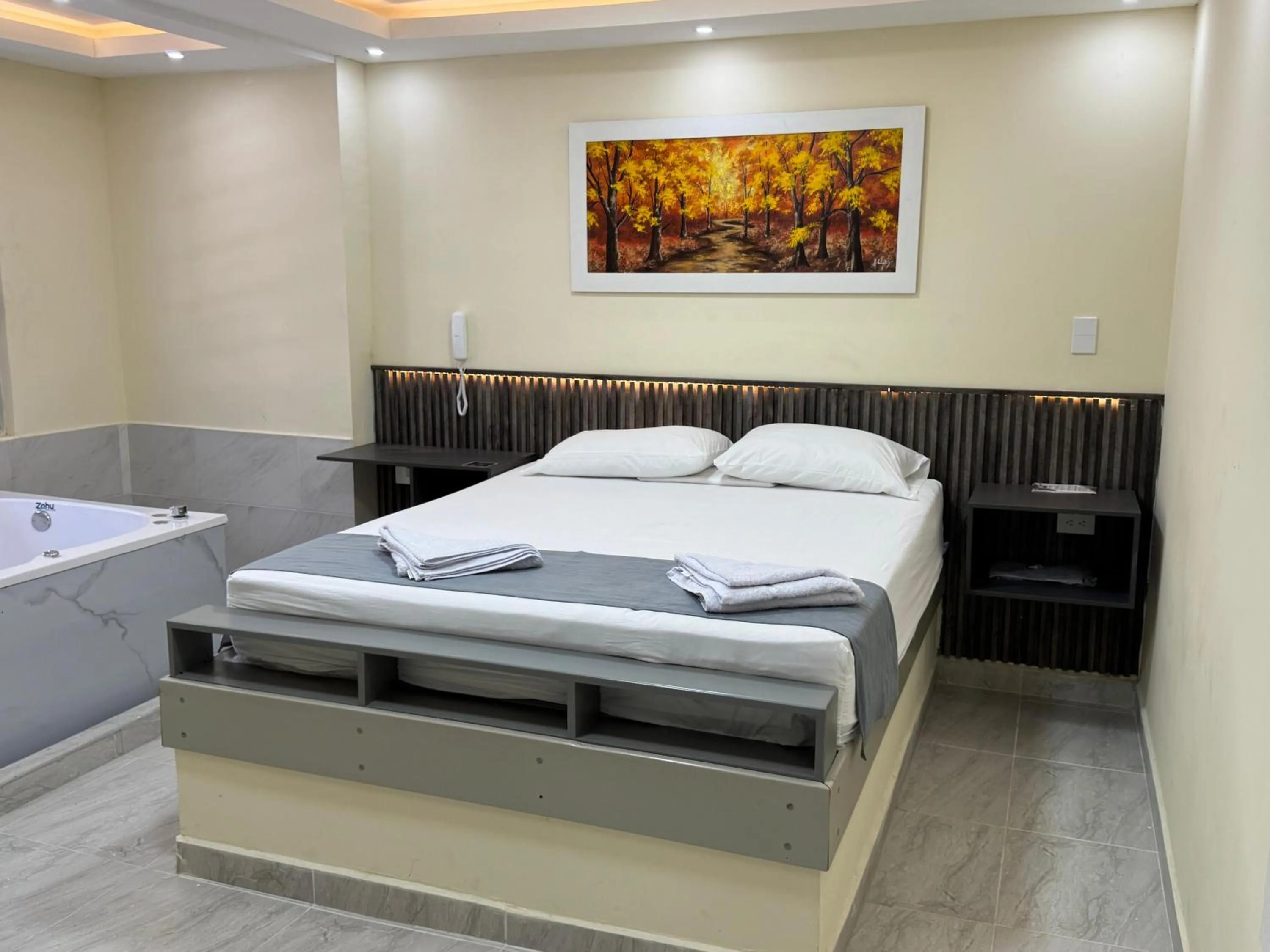 Bed in Hotel Magistral Suiter