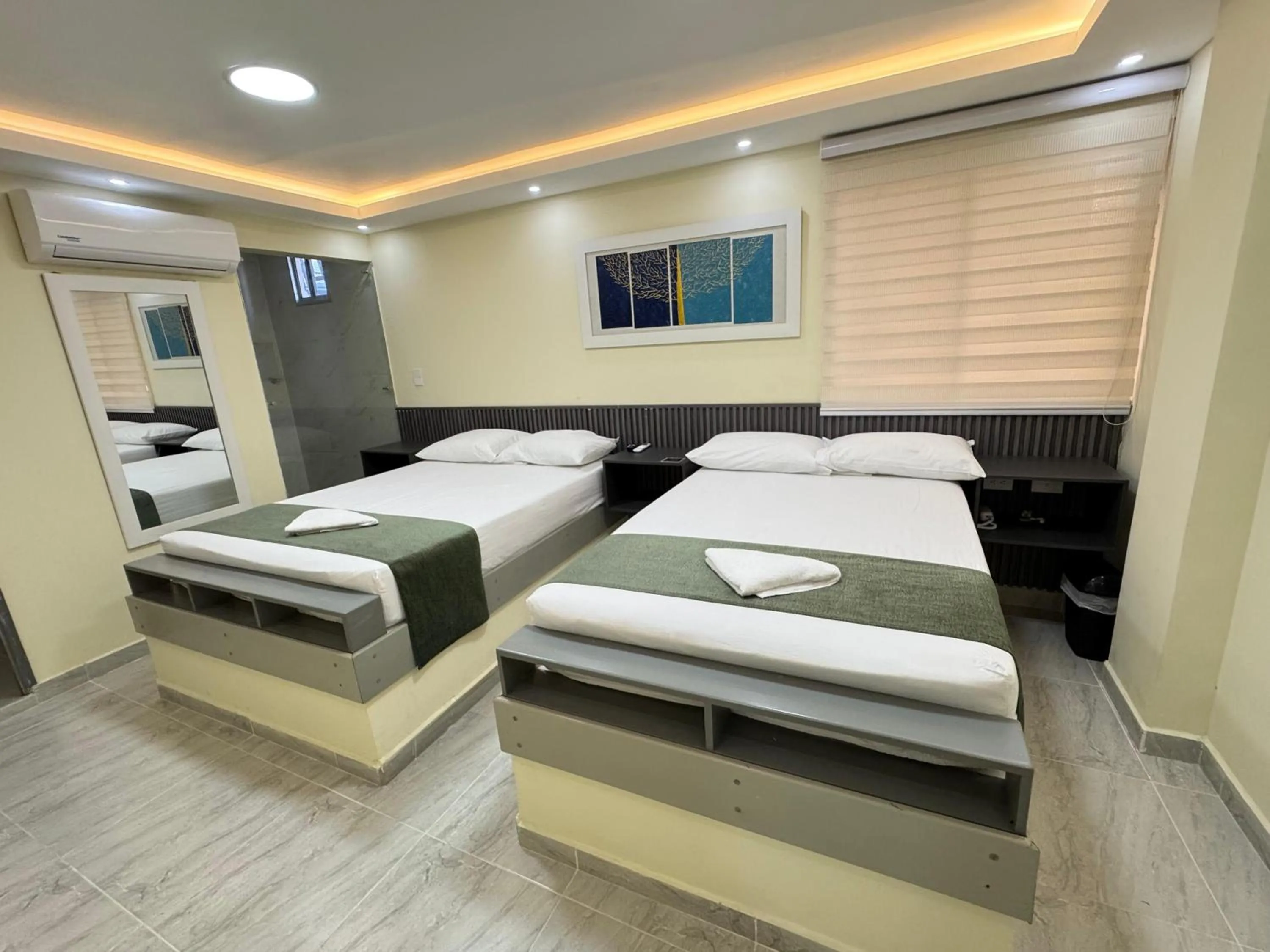 Bed in Hotel Magistral Suiter