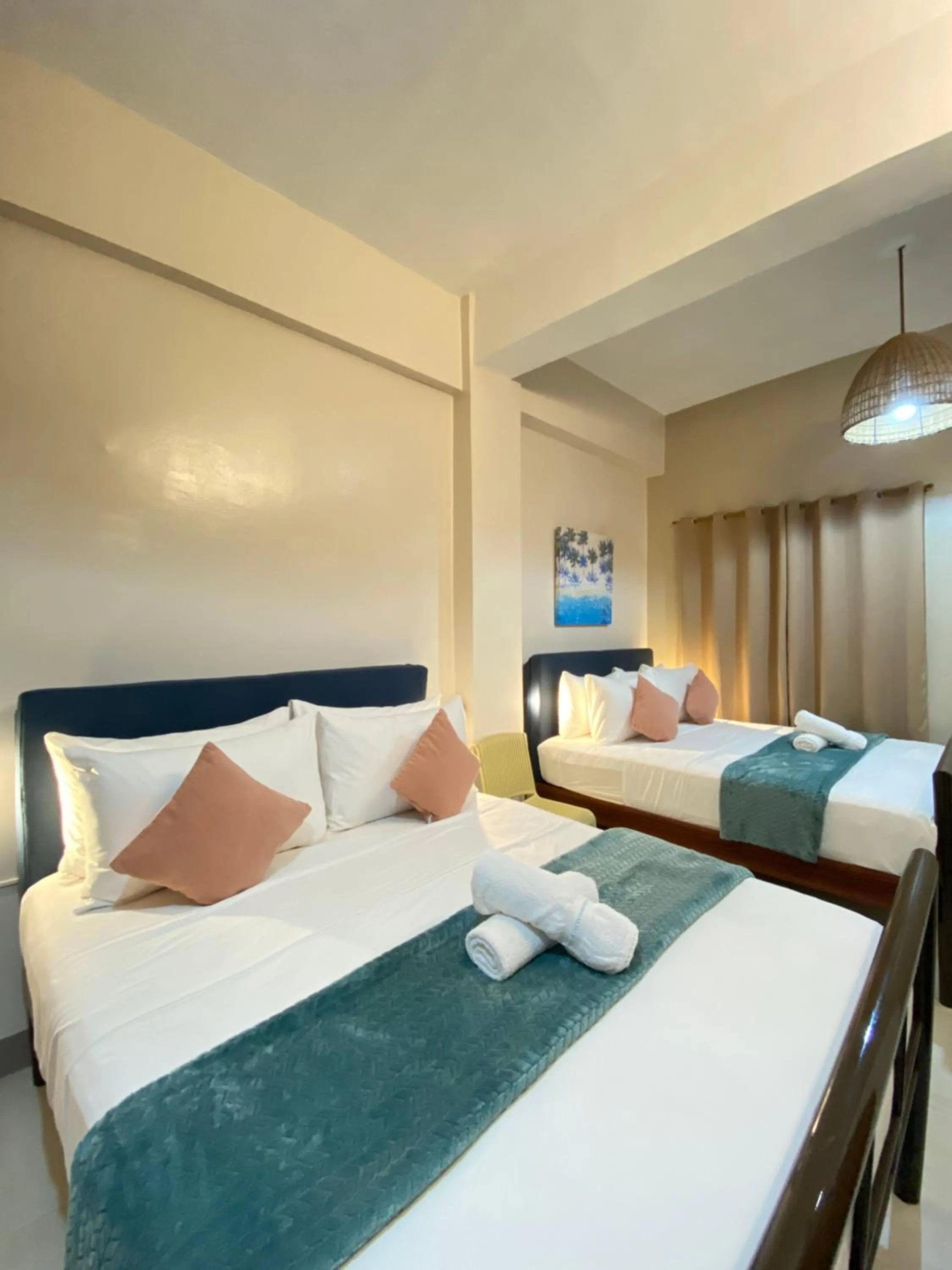 Bed in Barco El Nido Hotel