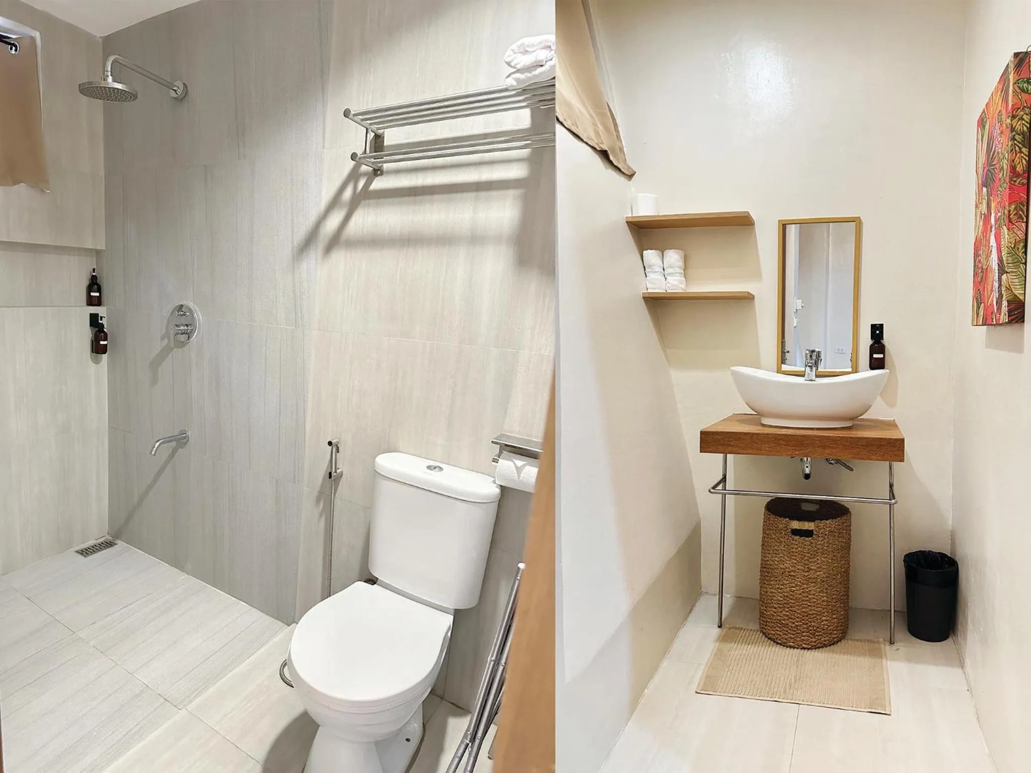 Shower in Barco El Nido Hotel