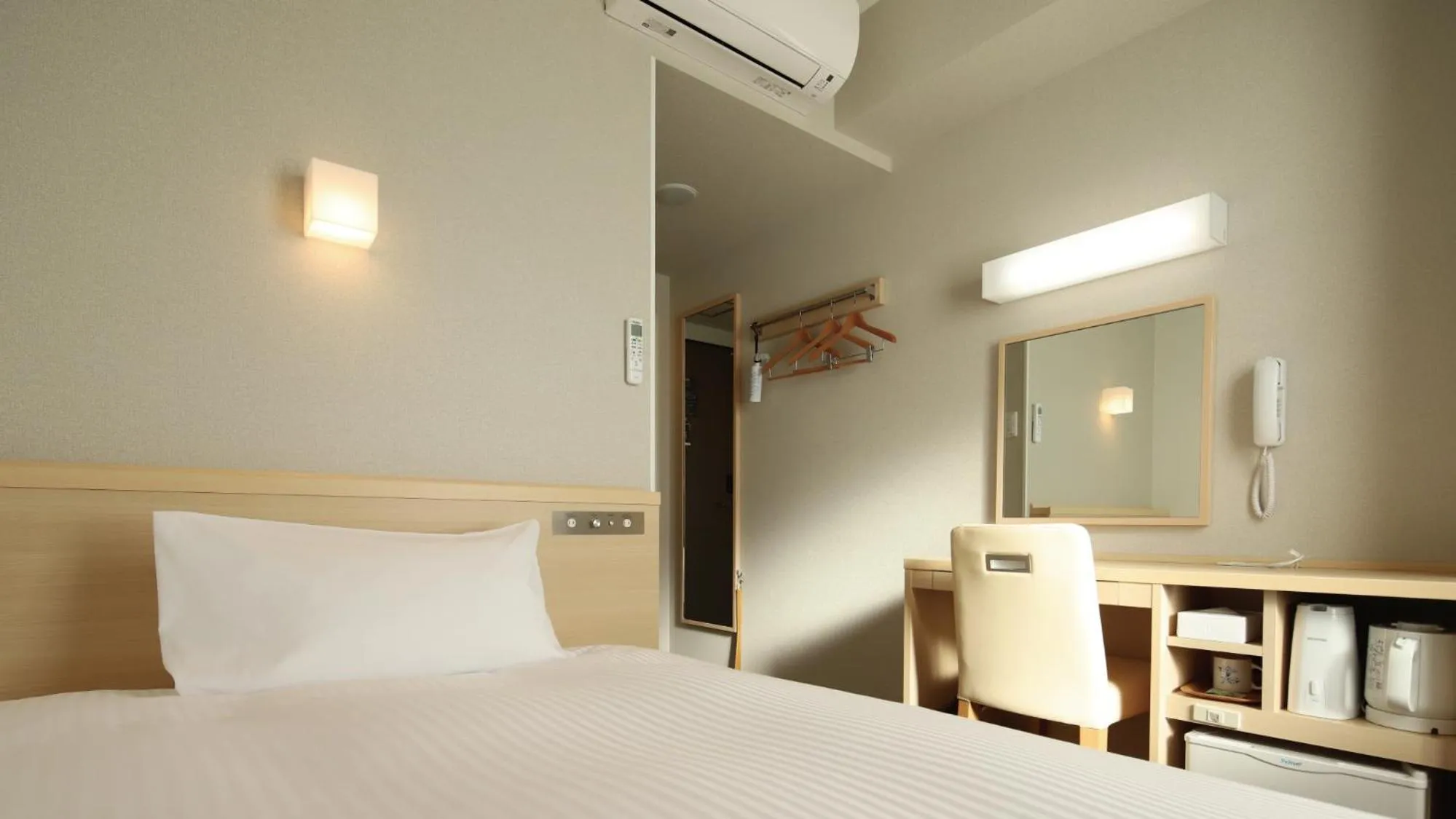 Bed in AB Hotel Shiojiri