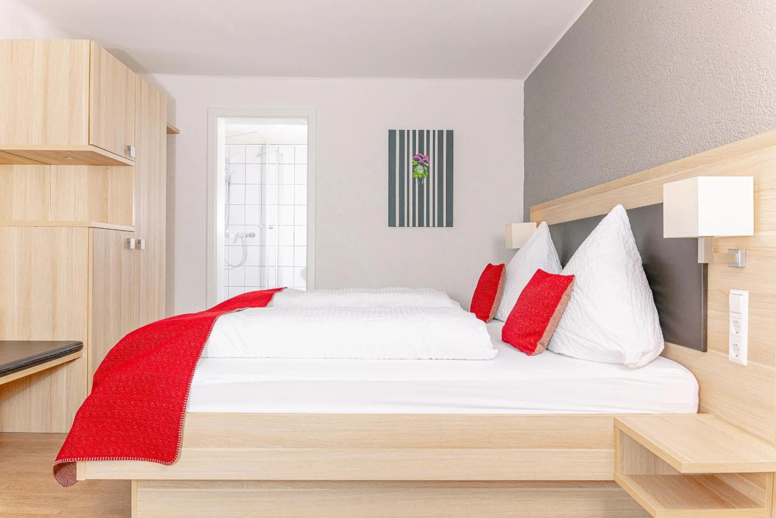 Bed in Genusshotel Hirschen - Erholung im Grünen (Südschwarzwald)