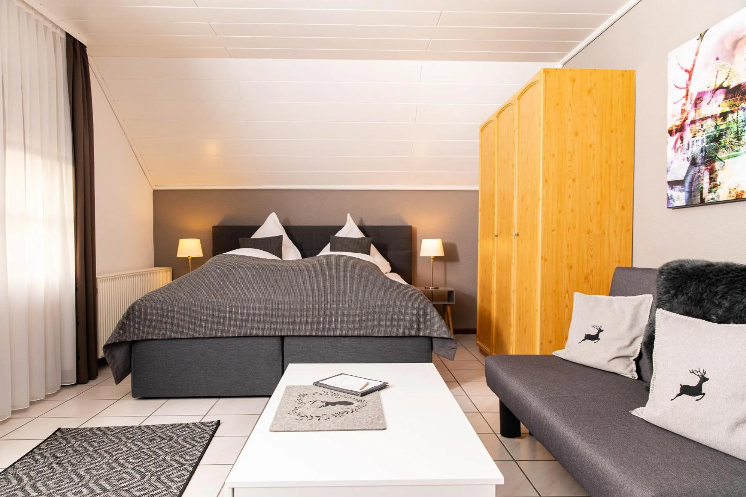 Bed in Genusshotel Hirschen - Erholung im Grünen (Südschwarzwald)