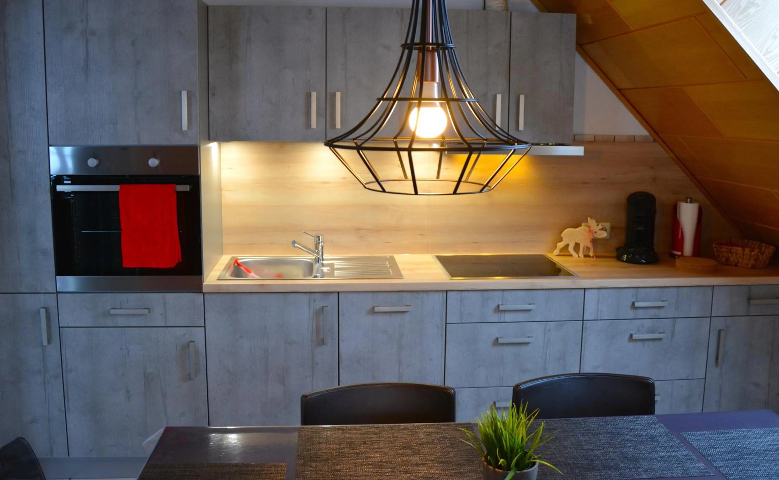 Kitchen or kitchenette in Genusshotel Hirschen - Erholung im Grünen (Südschwarzwald)