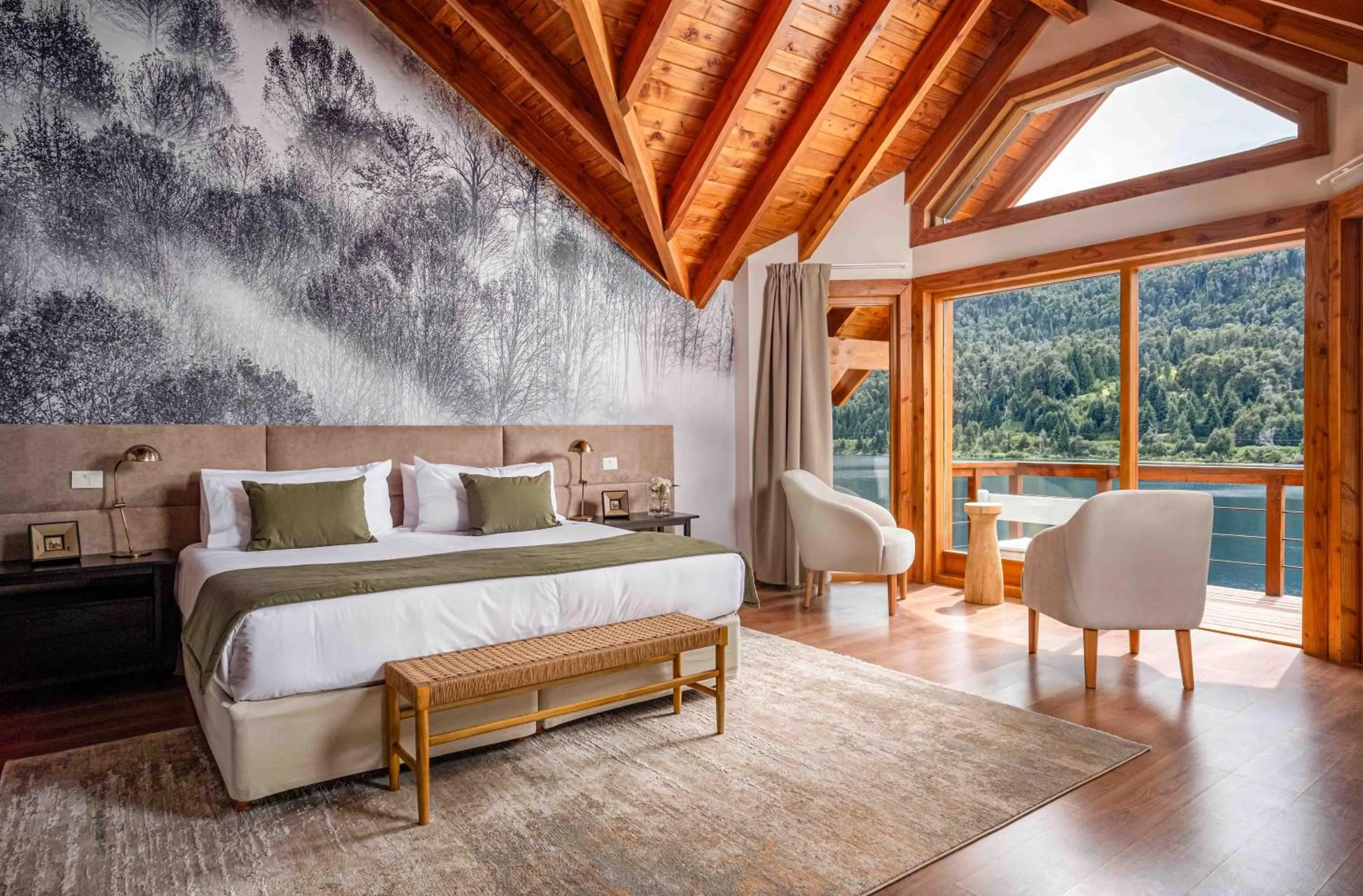 Living room, Bed in Puerto Manzano Boutique Hotel