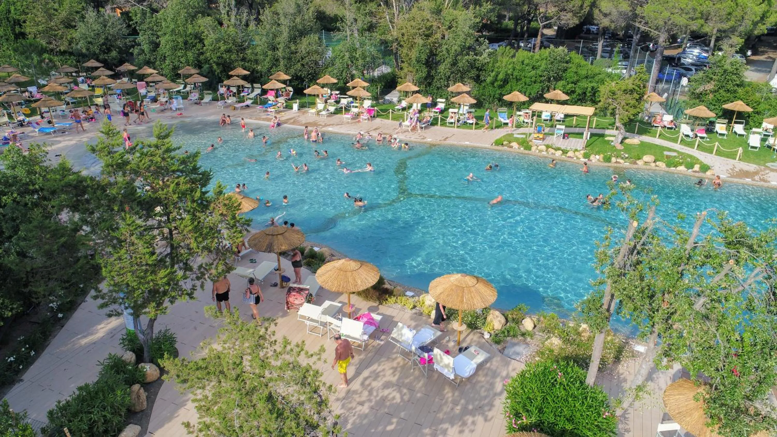 Pool view in Le Esperidi Camping Ecoresort