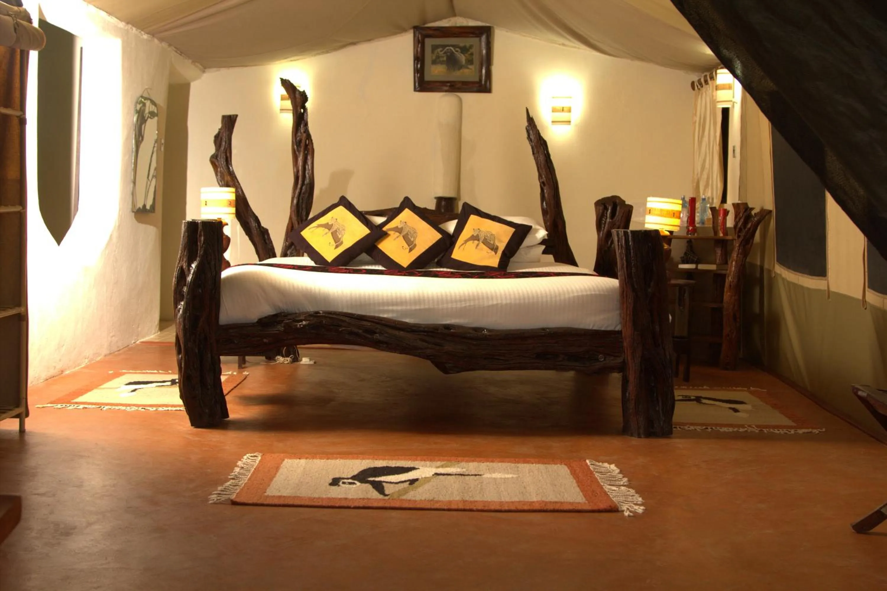 Bedroom, Bed in Crater Lake Tented Camp And Game Sanctuary