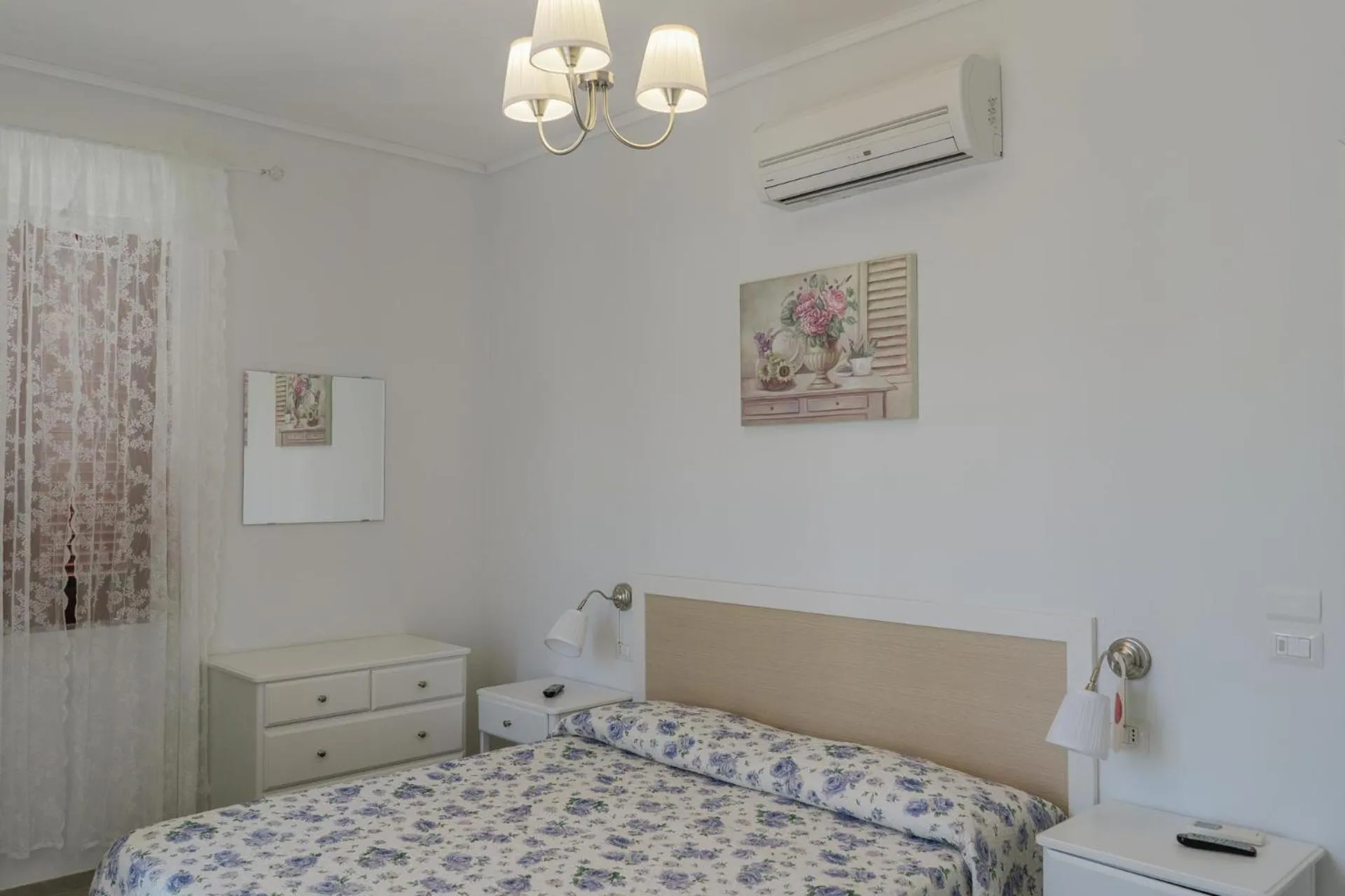 Bed in Hotel Santa Rosalia