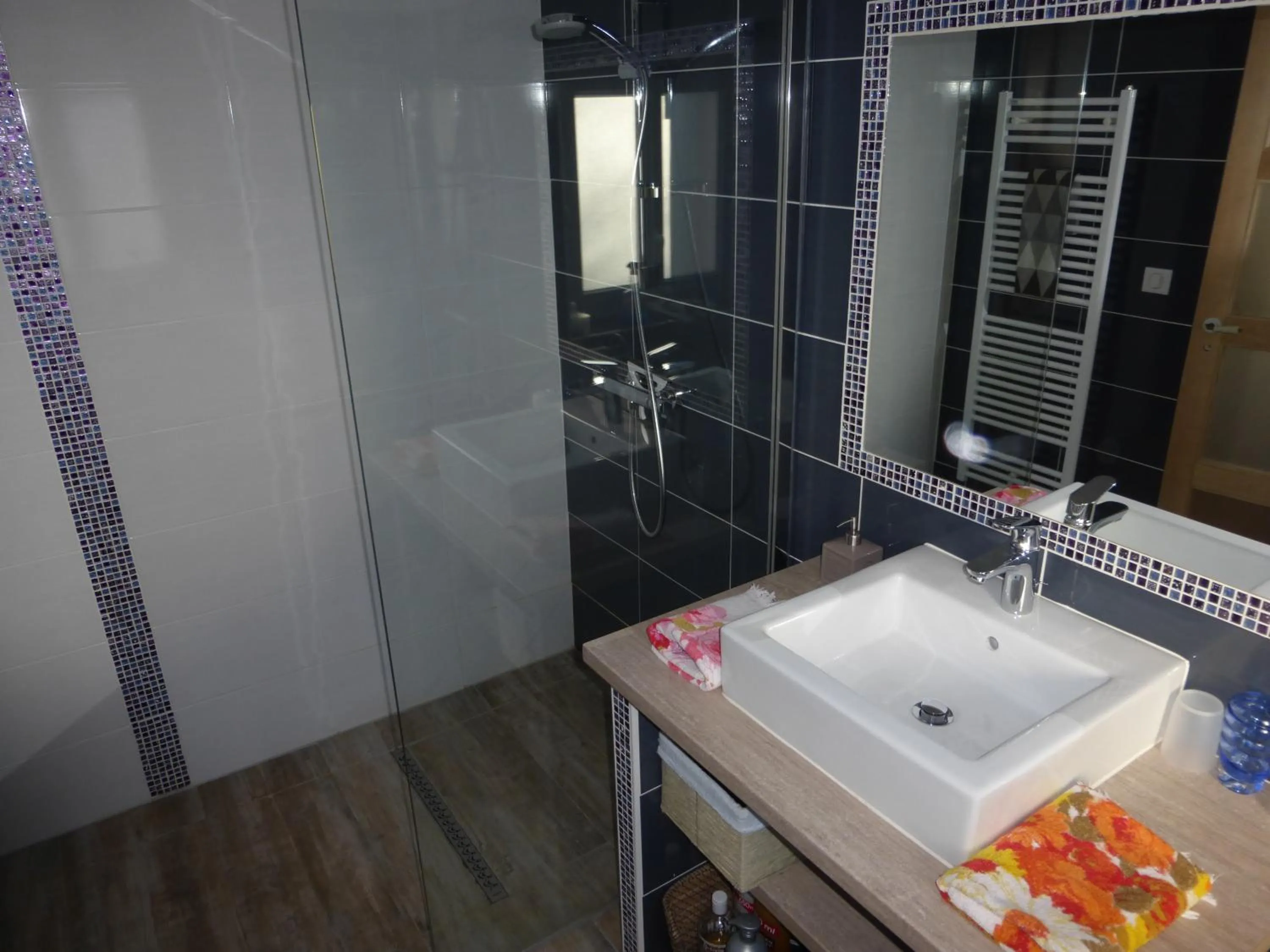 Bathroom in Chambre d'Hôtes Le Tilleul de Canac PARKING privé GRATUIT Petits déjeuners COMPRIS