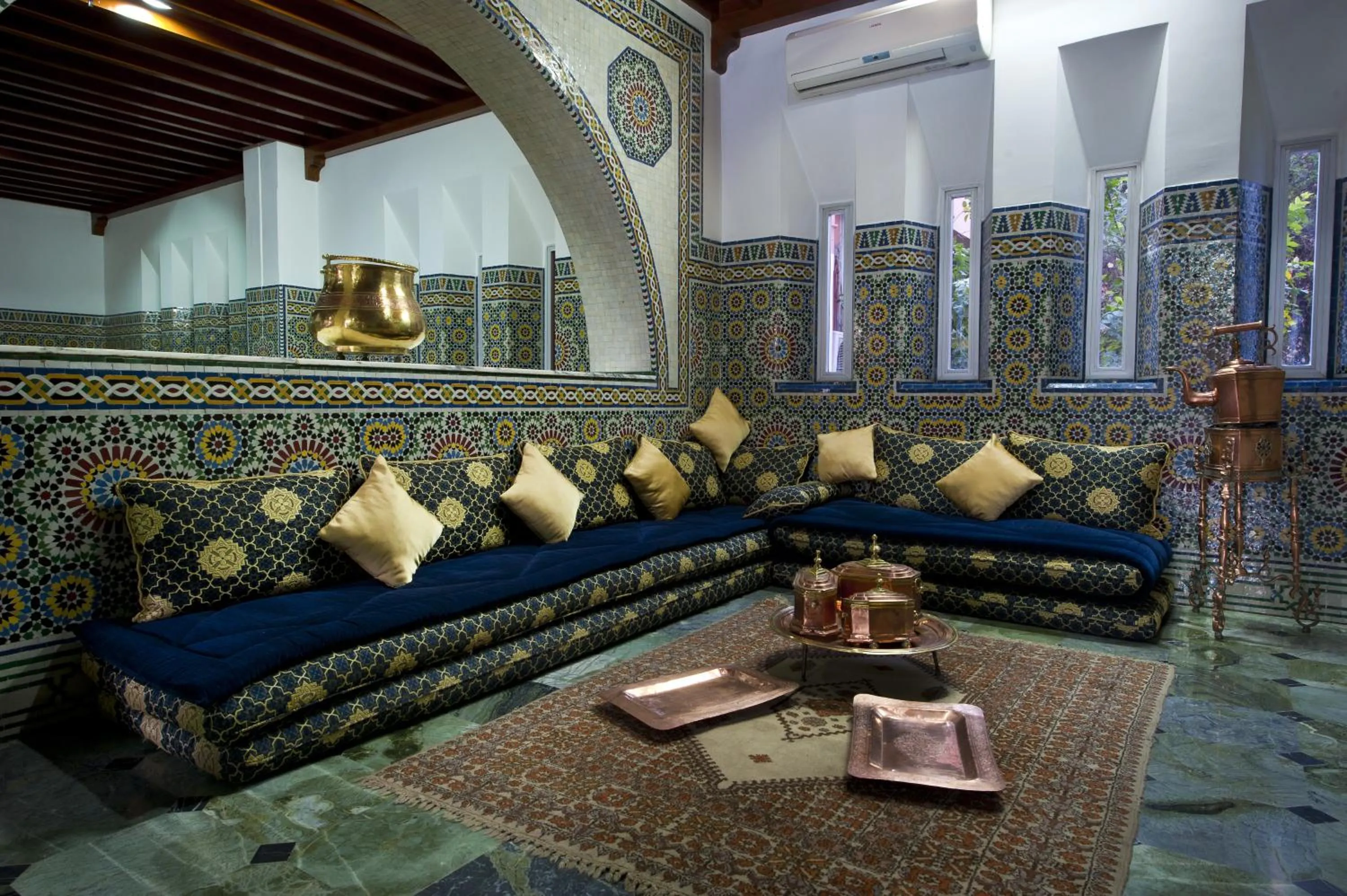 Living room in Hotel Le Grand Imilchil