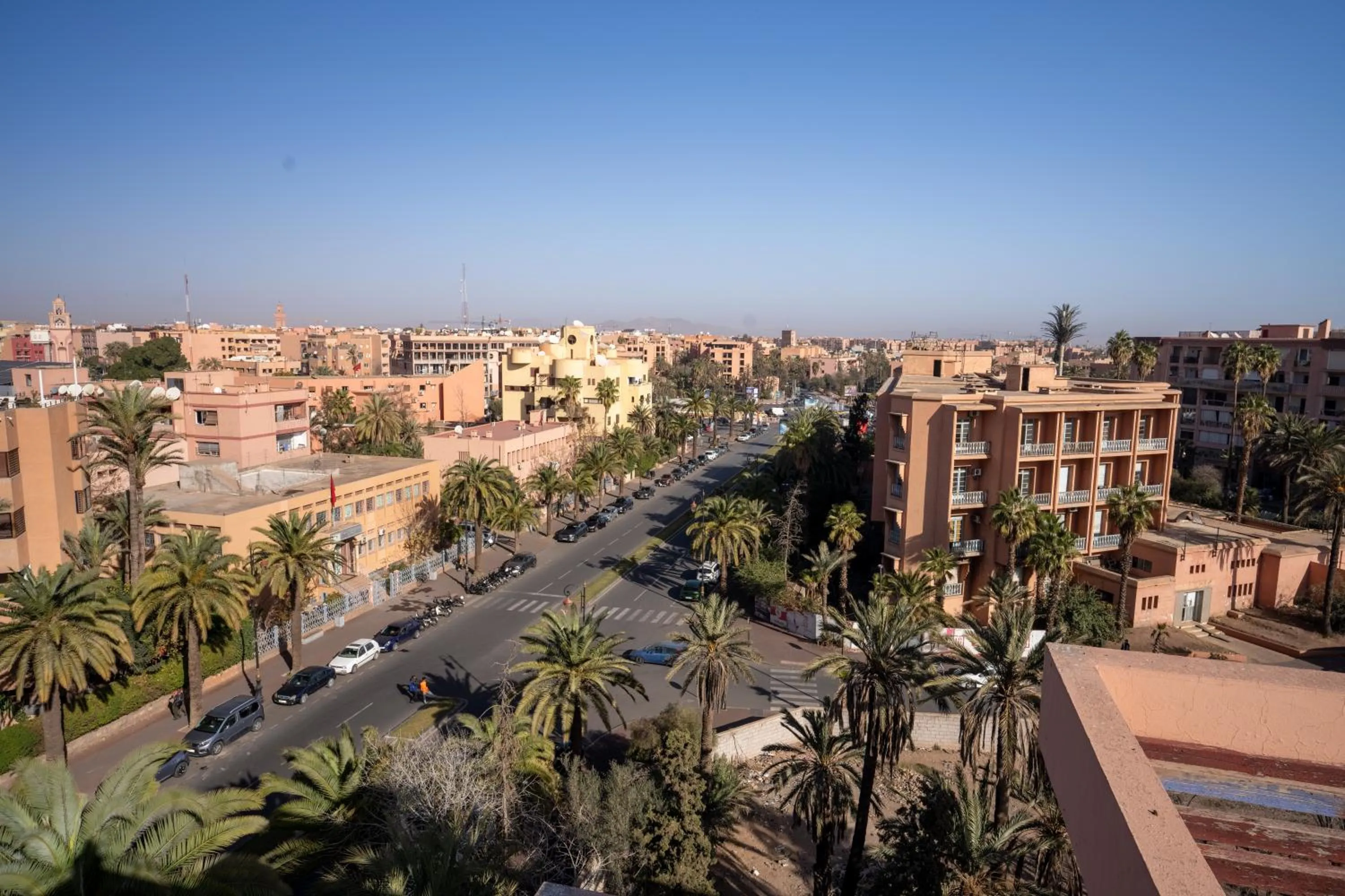 City view in Hotel Le Grand Imilchil