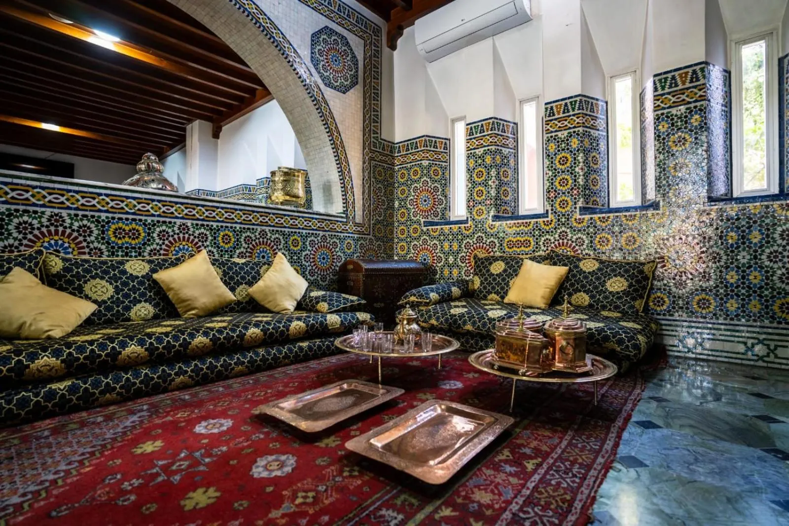 Living room in Hotel Le Grand Imilchil