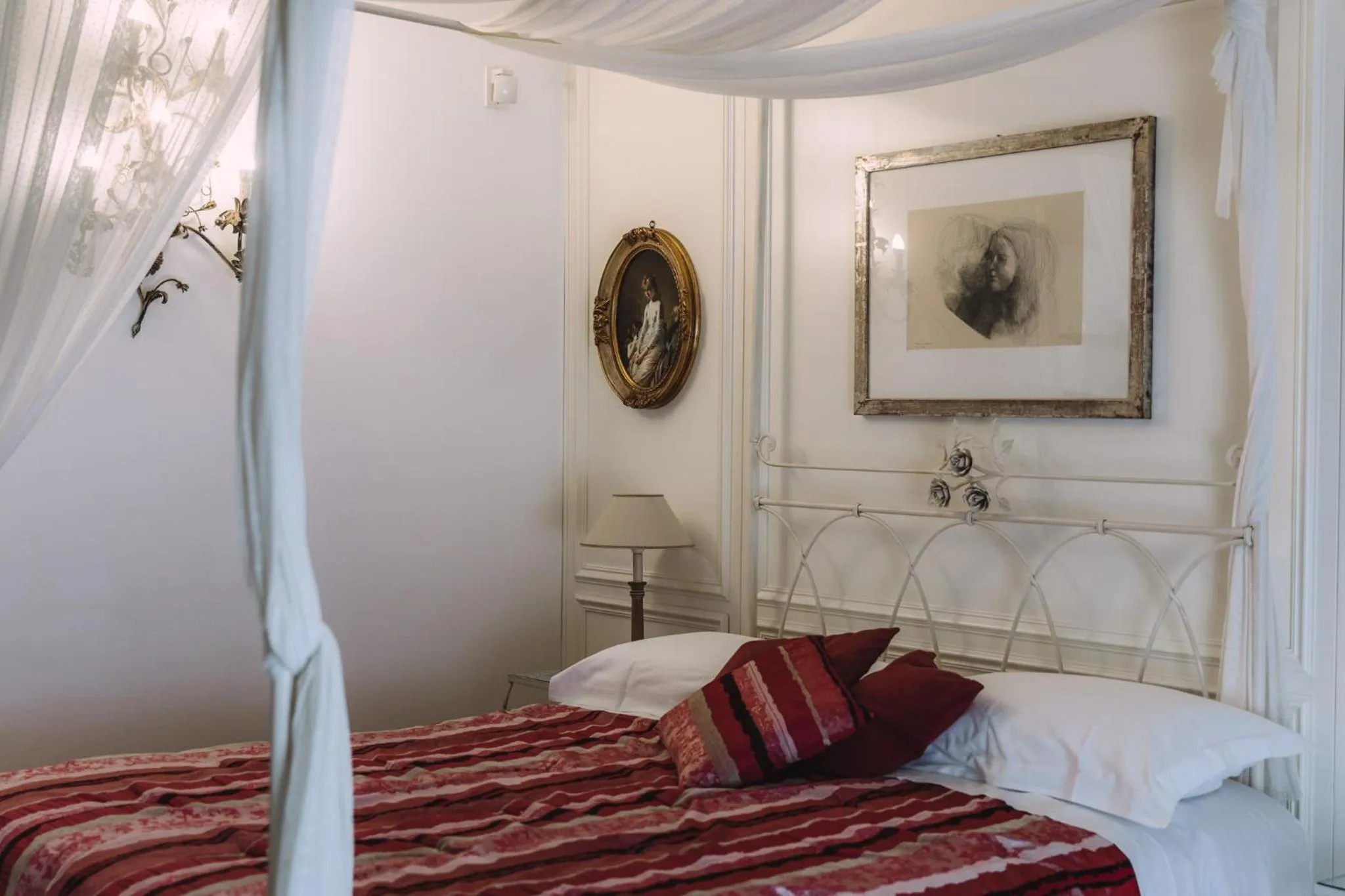 Bed in B&B Triskéles