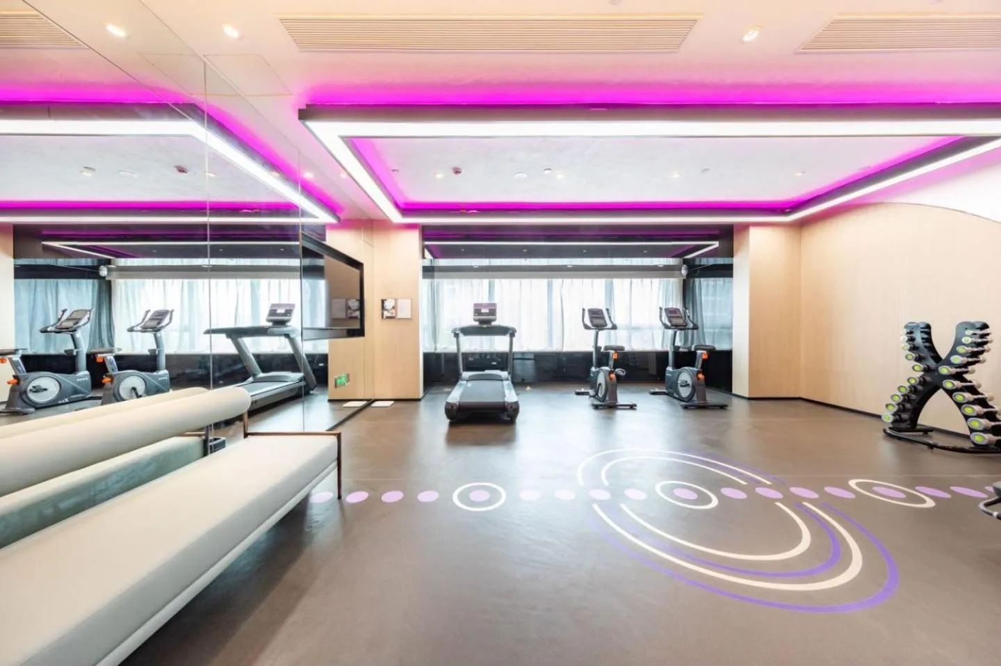 Fitness centre/facilities in Atour Hotel Wuhan Wuchang Zhongnan Road