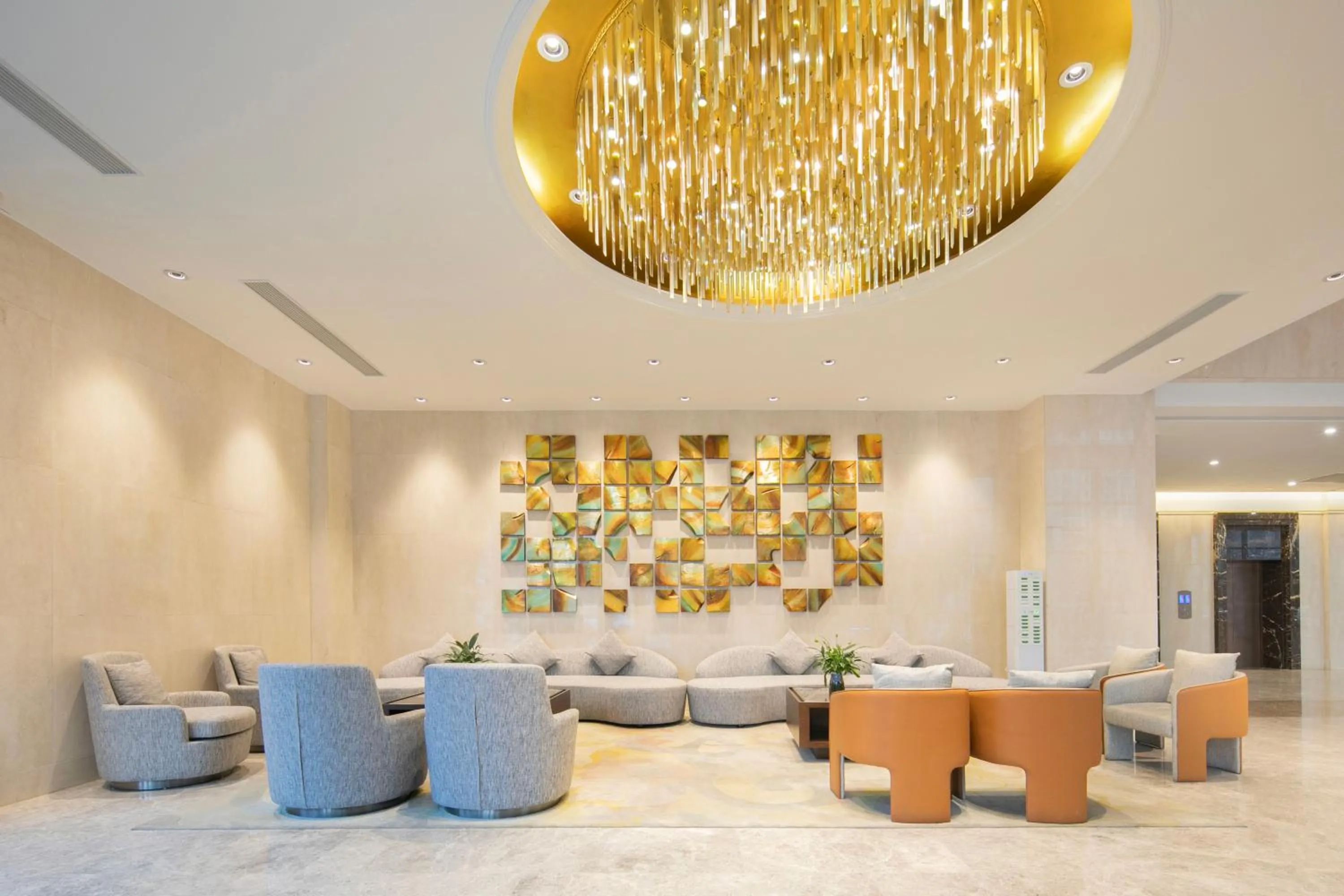 Living room in Meilun Hotel Shanghai Hongqiao Hub