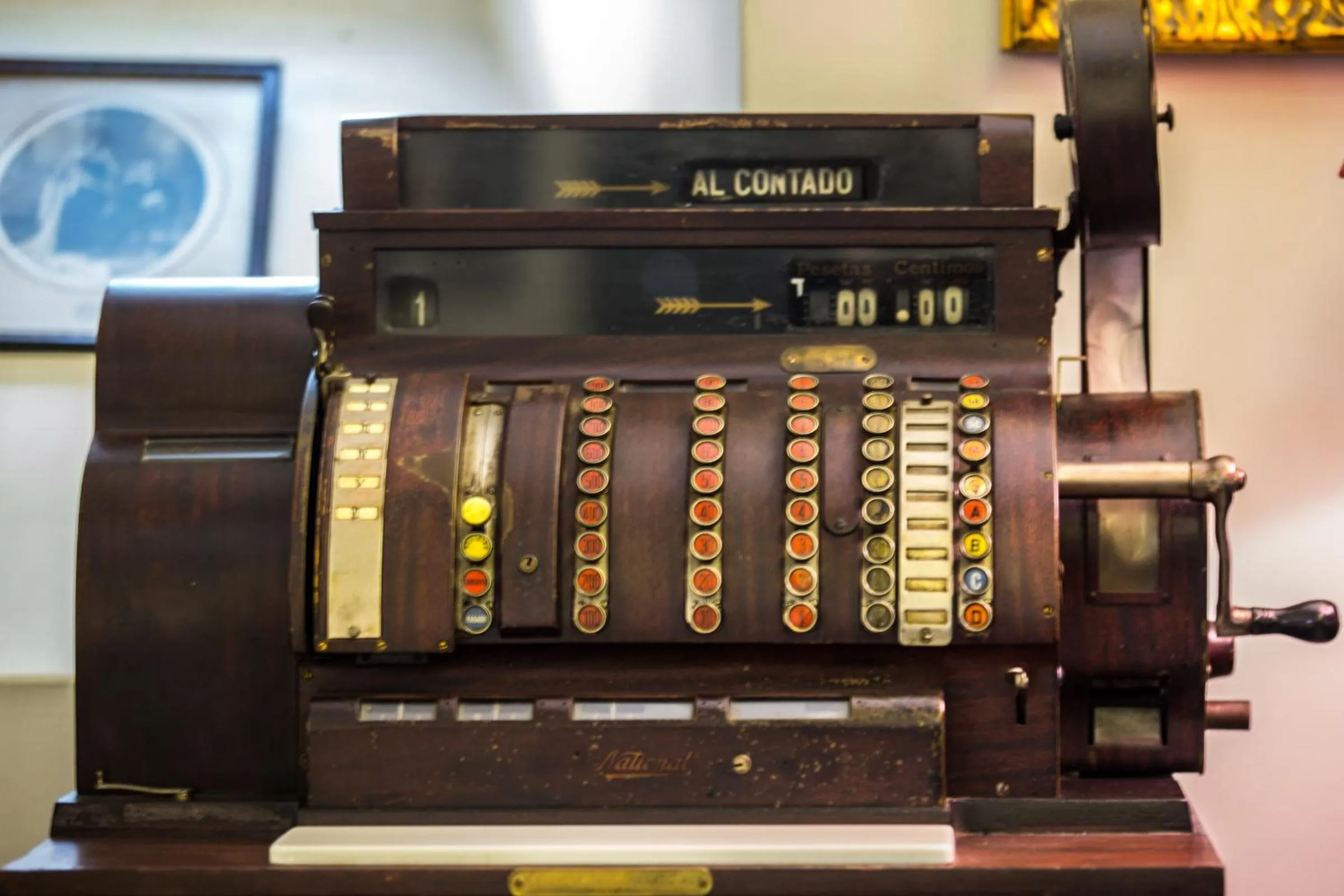 Decorative detail in Hotel Monumento Pazo de Orbán