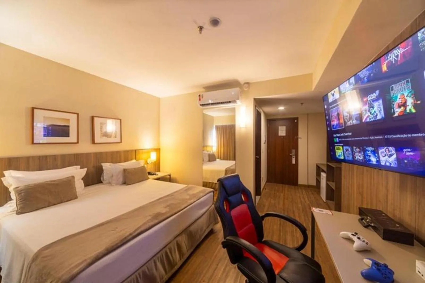 Bedroom, Bed in Intercity Salvador Aeroporto