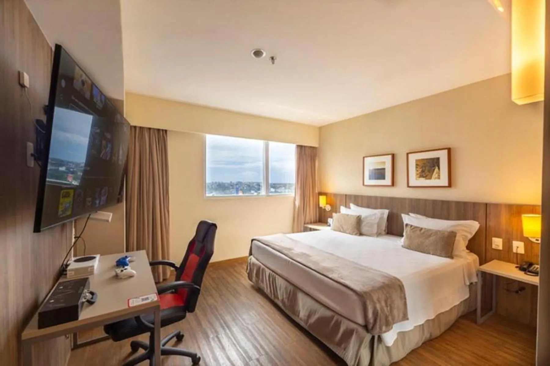 Bedroom, Bed in Intercity Salvador Aeroporto