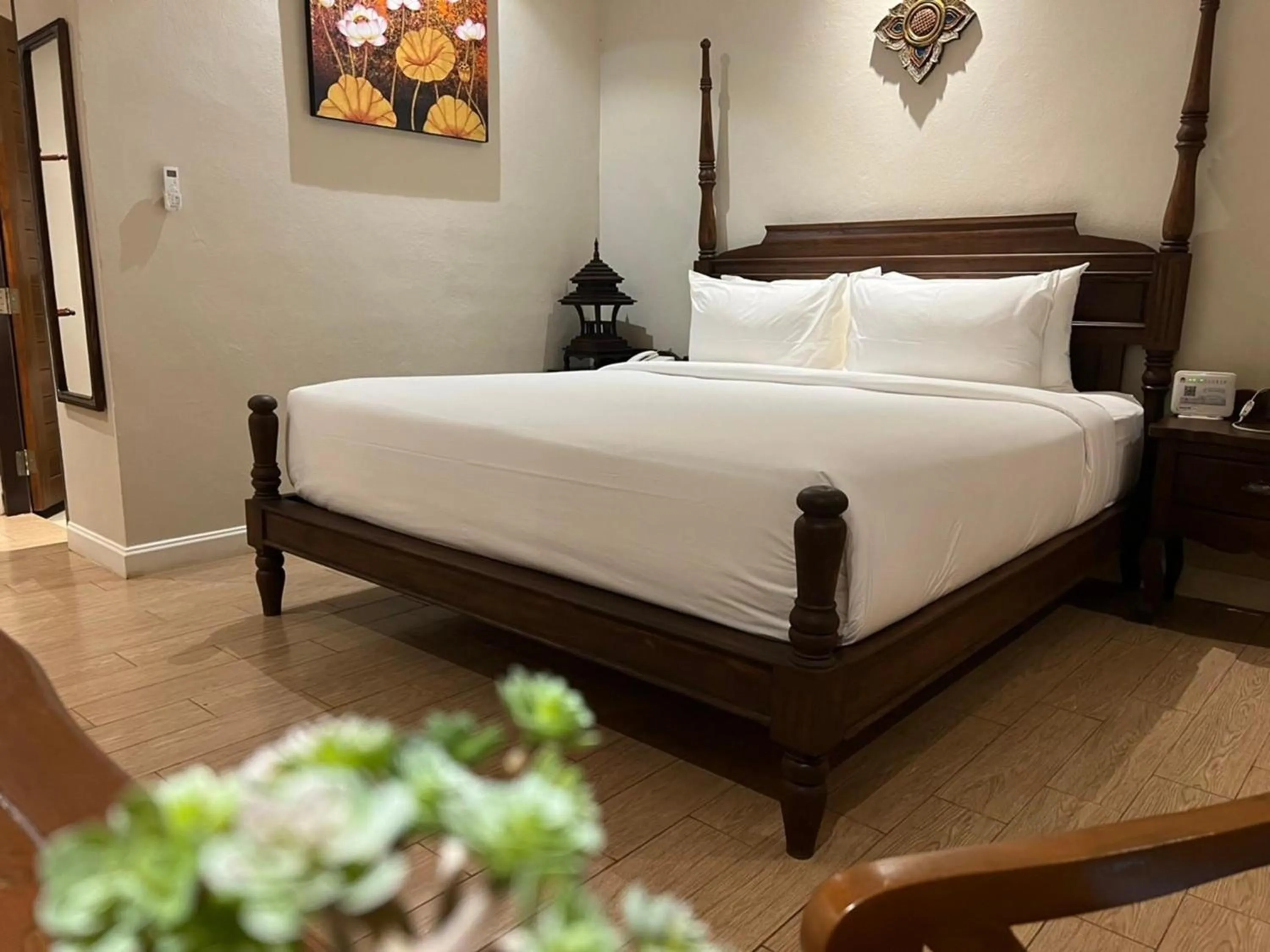 Bed in Kokhaburi Hotel