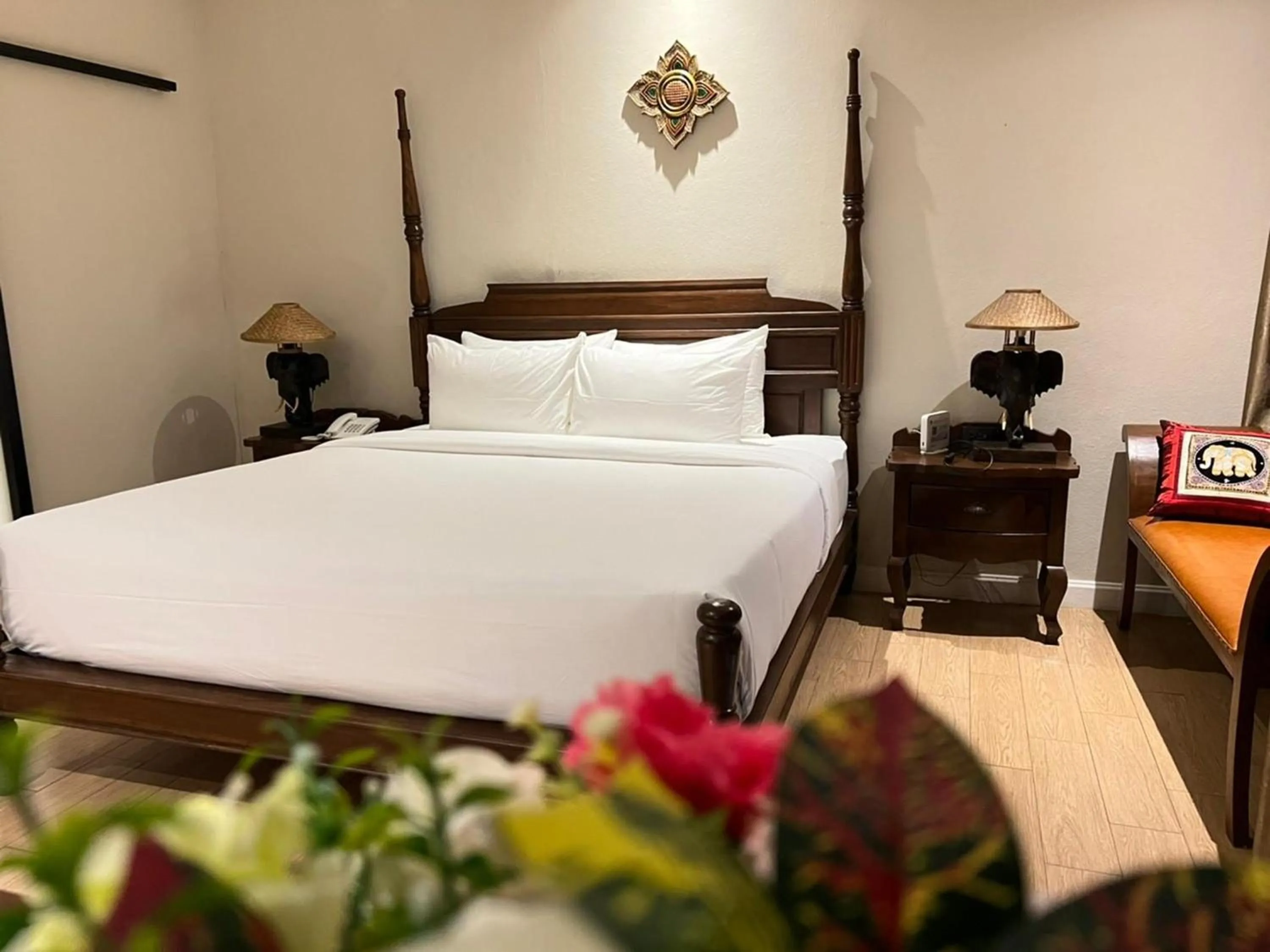 Bed in Kokhaburi Hotel