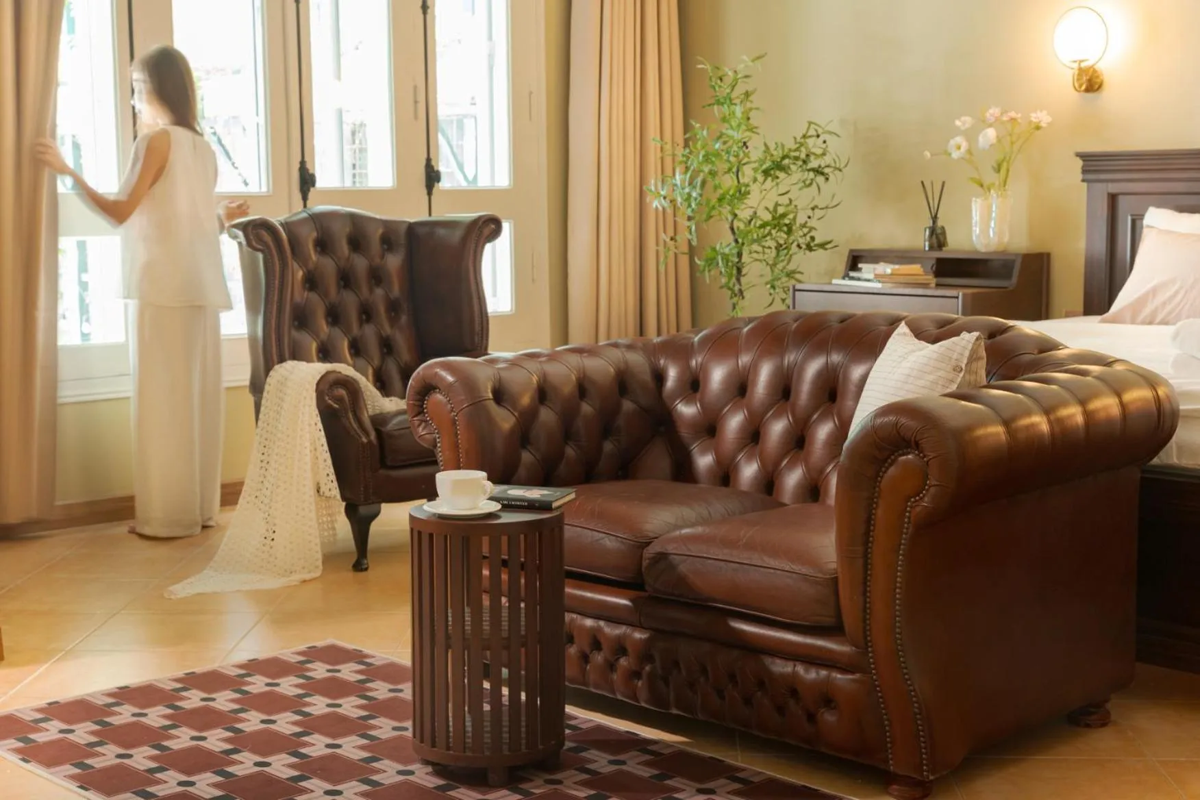 Bed in Éclectique Hanoi Homestay