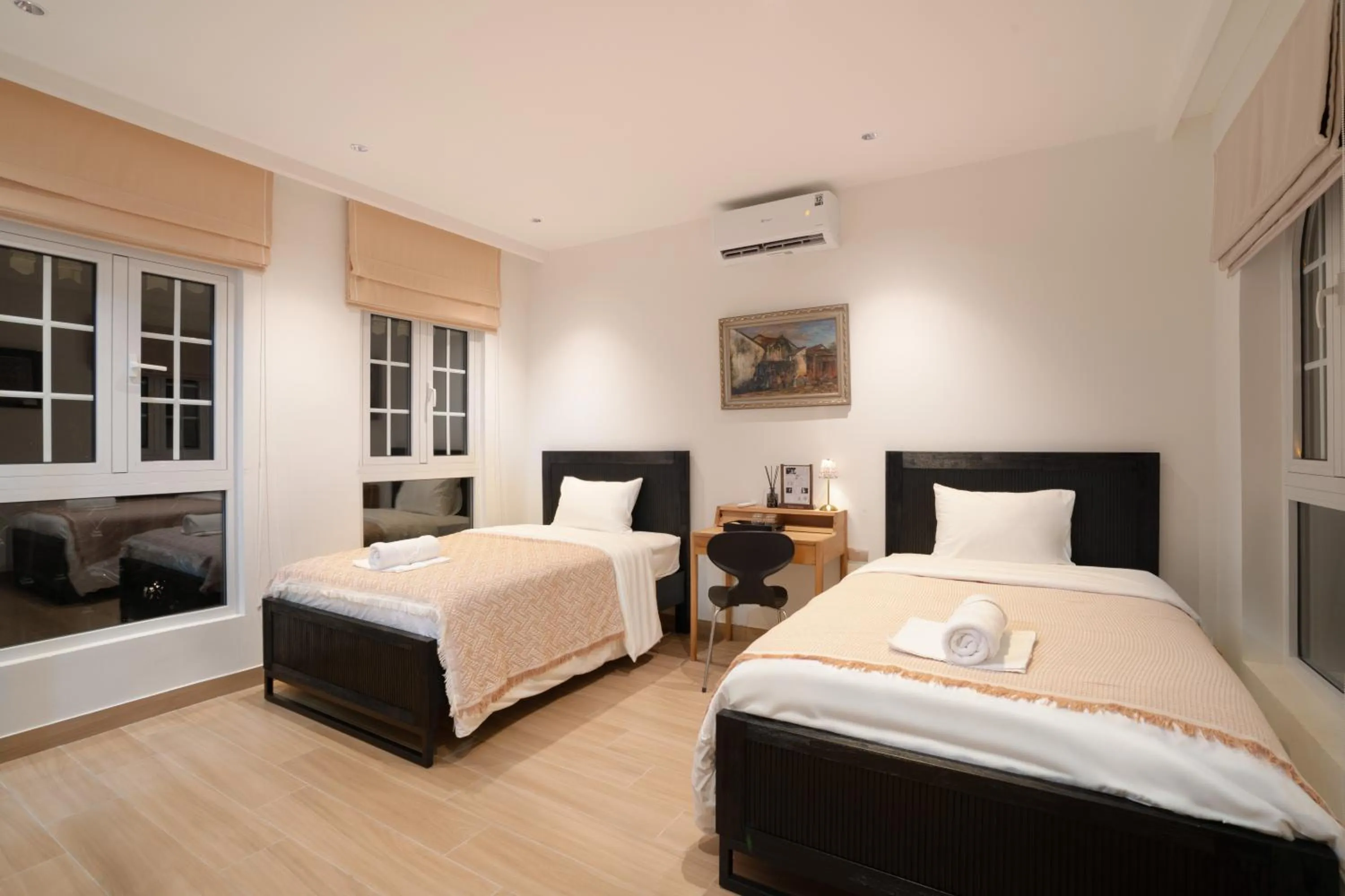 Bed in Éclectique Hanoi Homestay