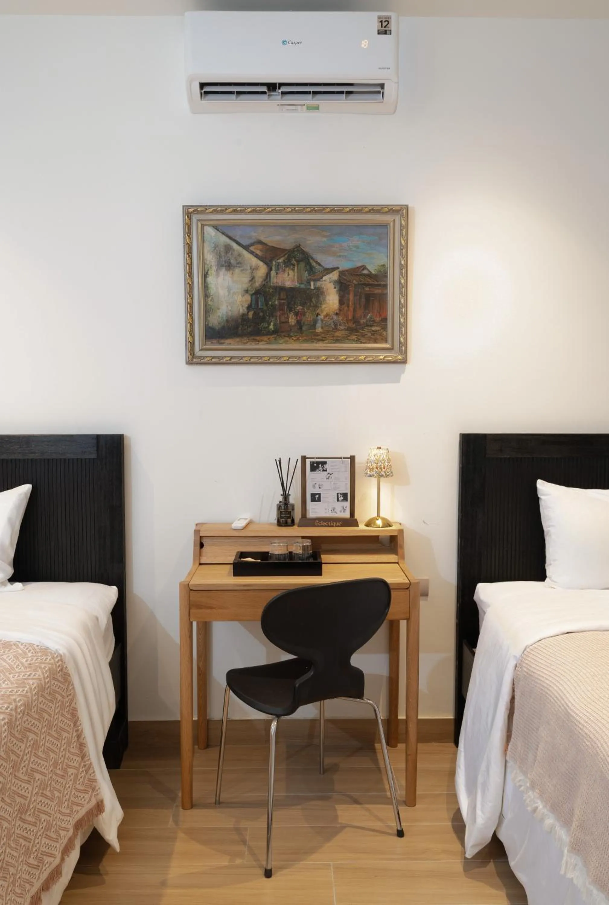 Bed in Éclectique Hanoi Homestay