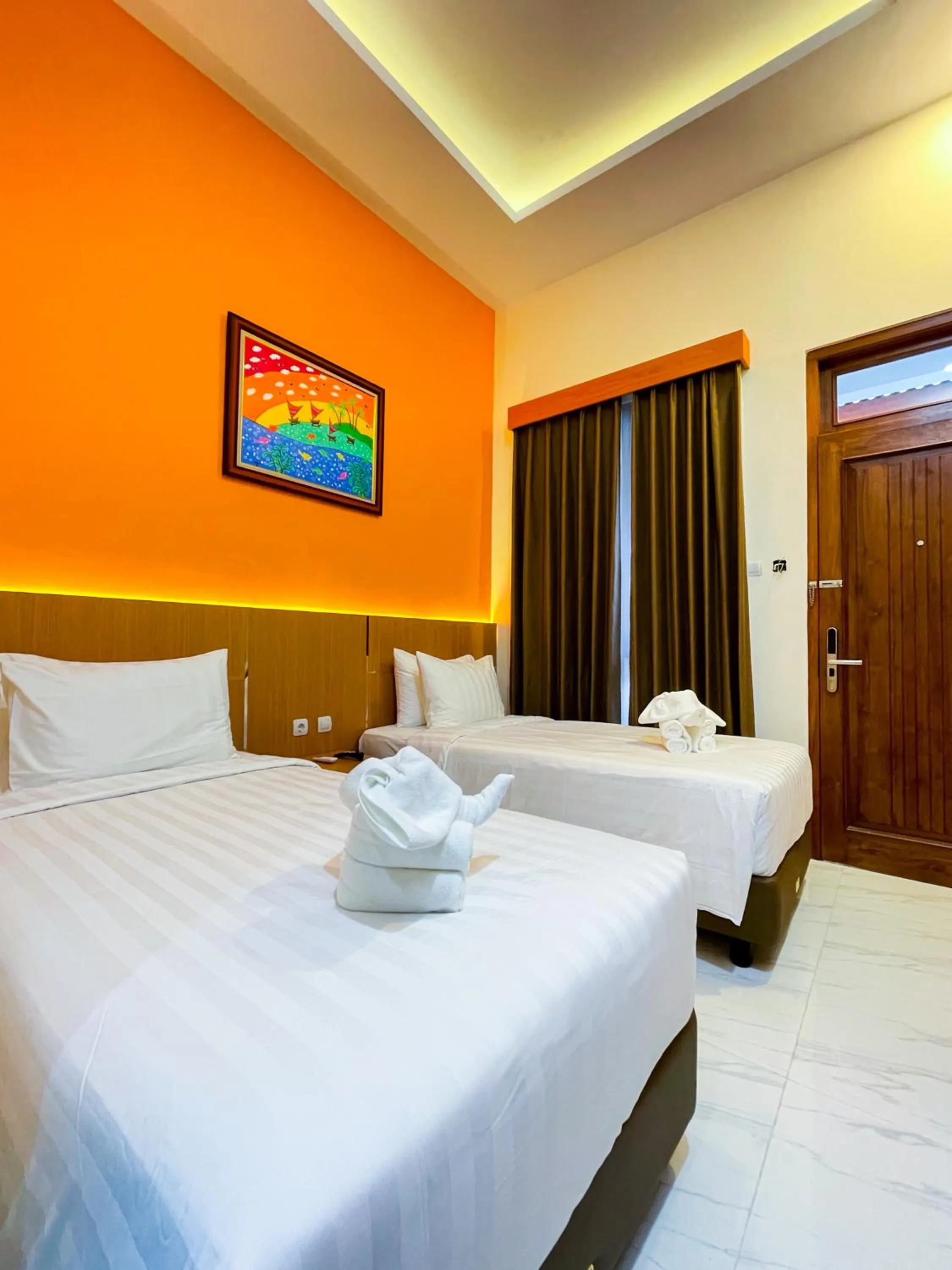 Property building, Bed in The Cabin Hotel Lovina Bali