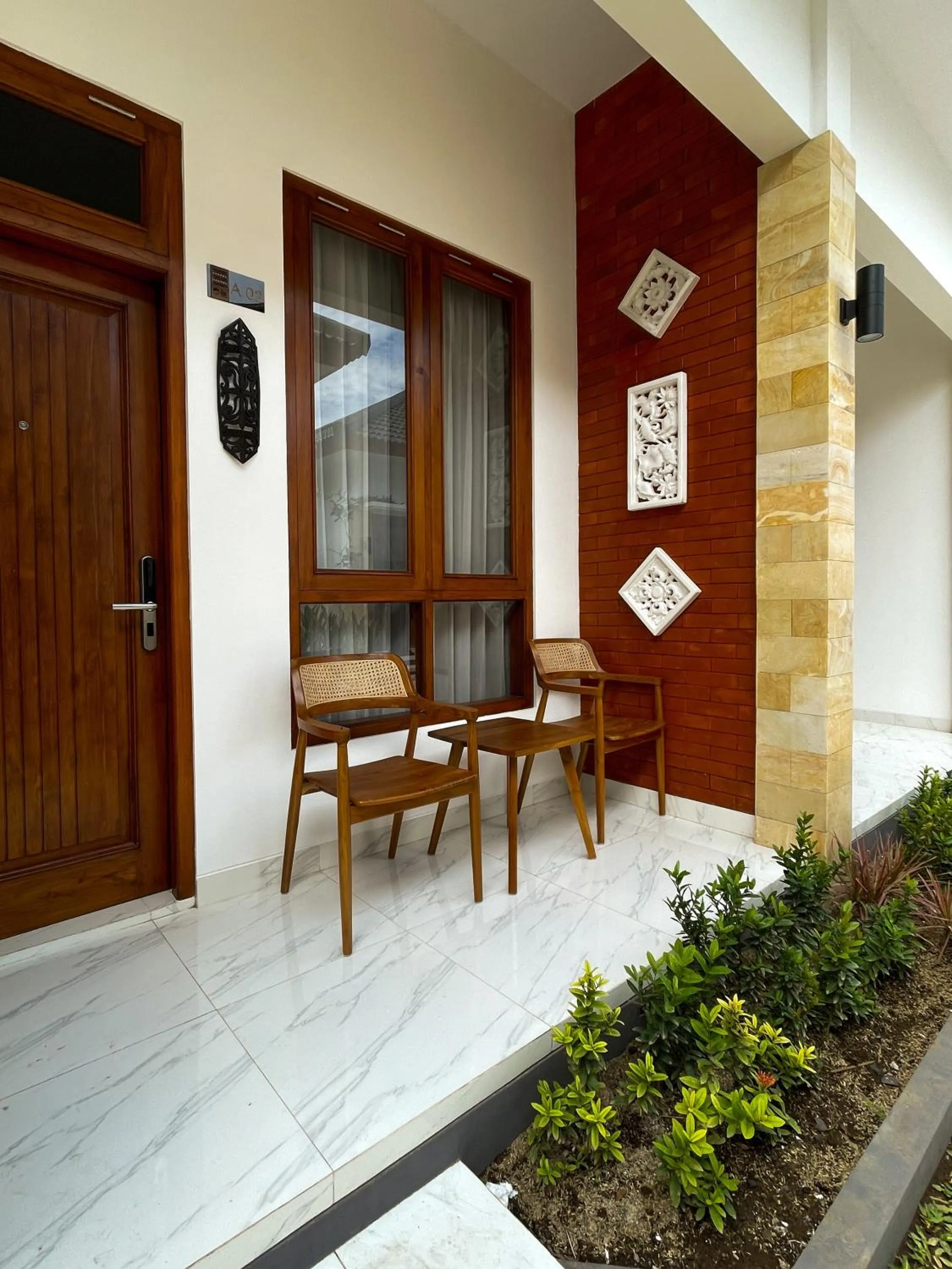 Balcony/Terrace in The Cabin Hotel Lovina Bali