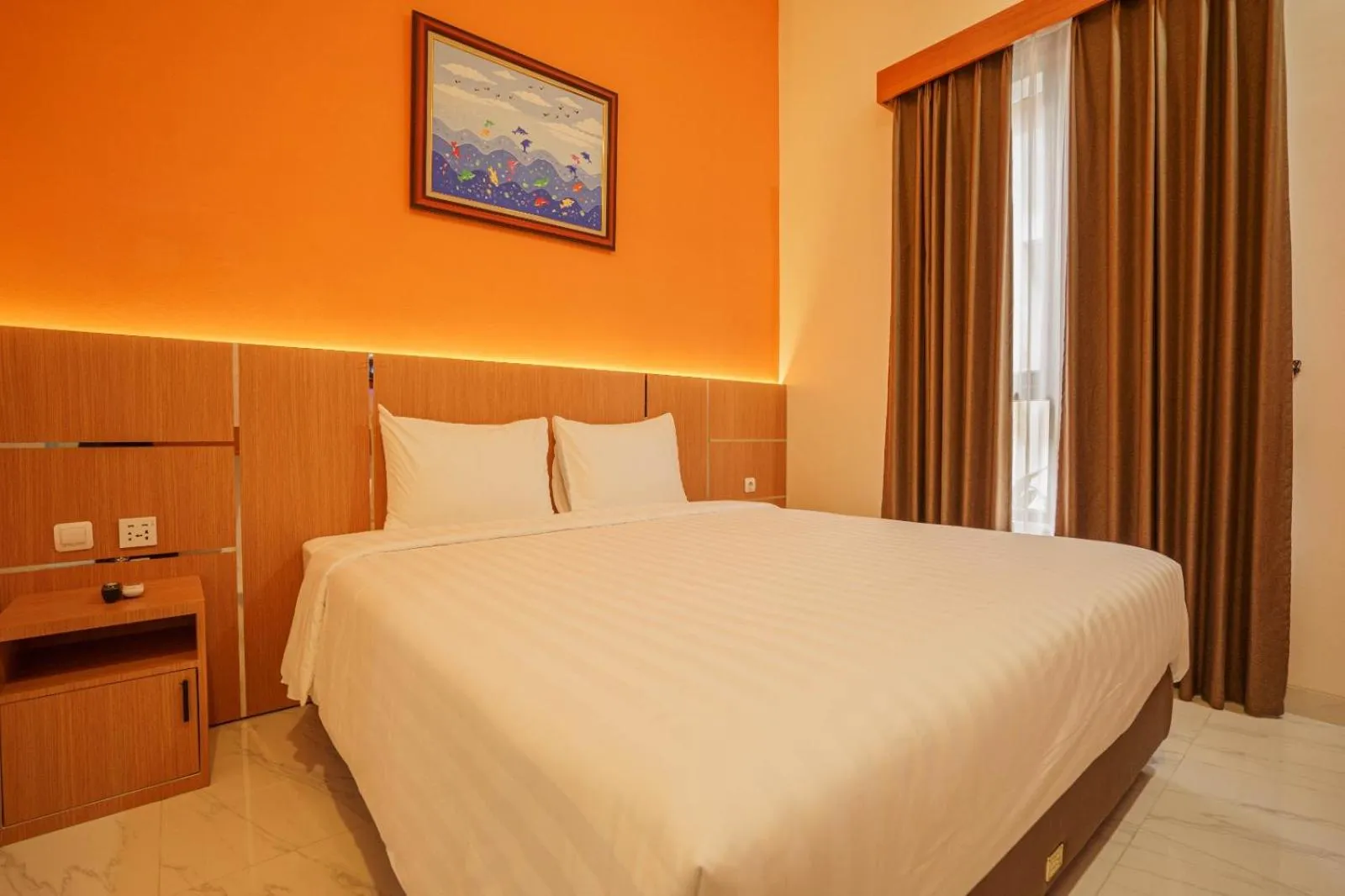 Bed in The Cabin Hotel Lovina Bali