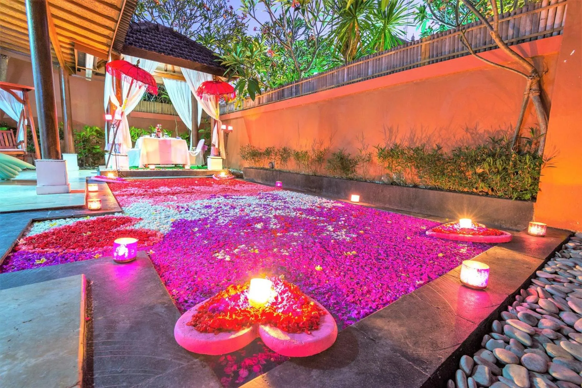 Pool view in Private Pool Villas Kuta Bali