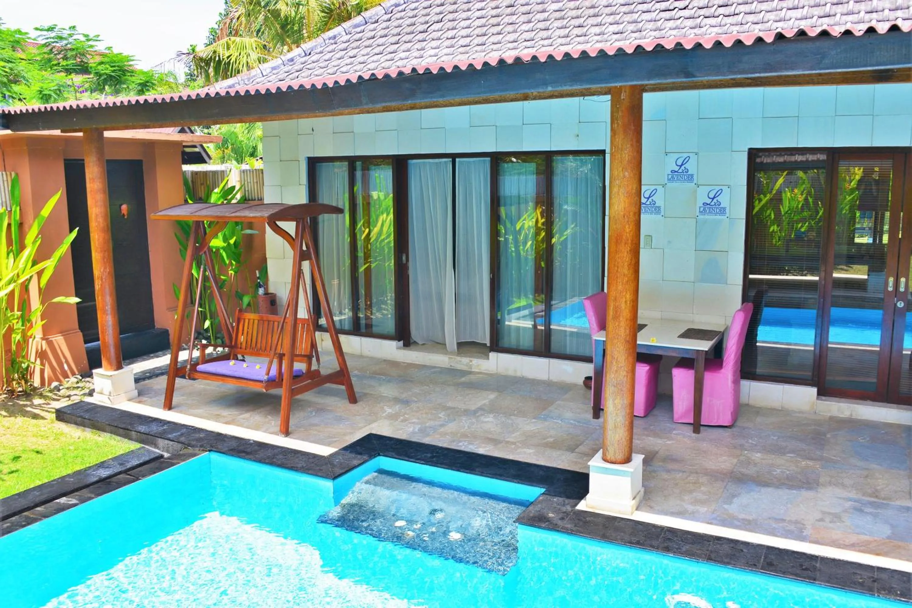 Day in Private Pool Villas Kuta Bali