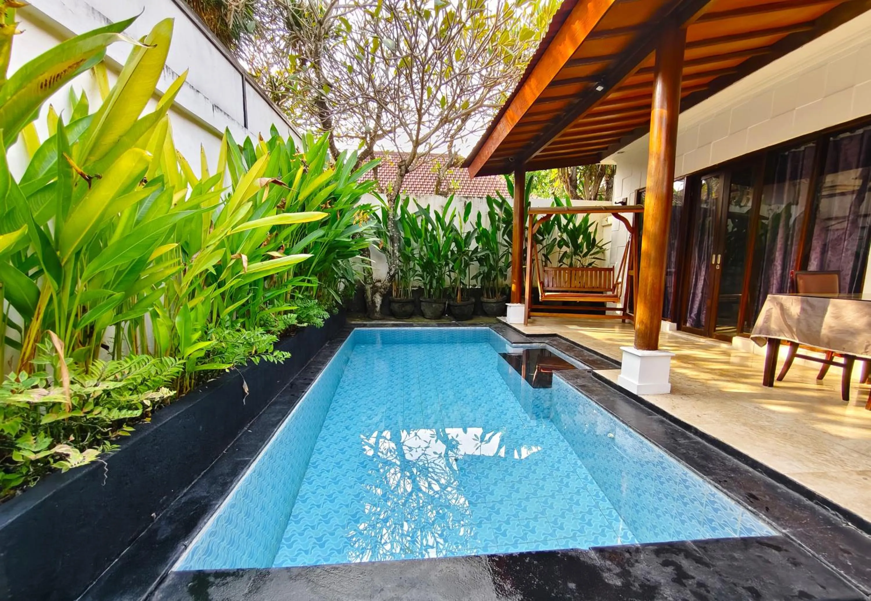 Garden view in Private Pool Villas Kuta Bali
