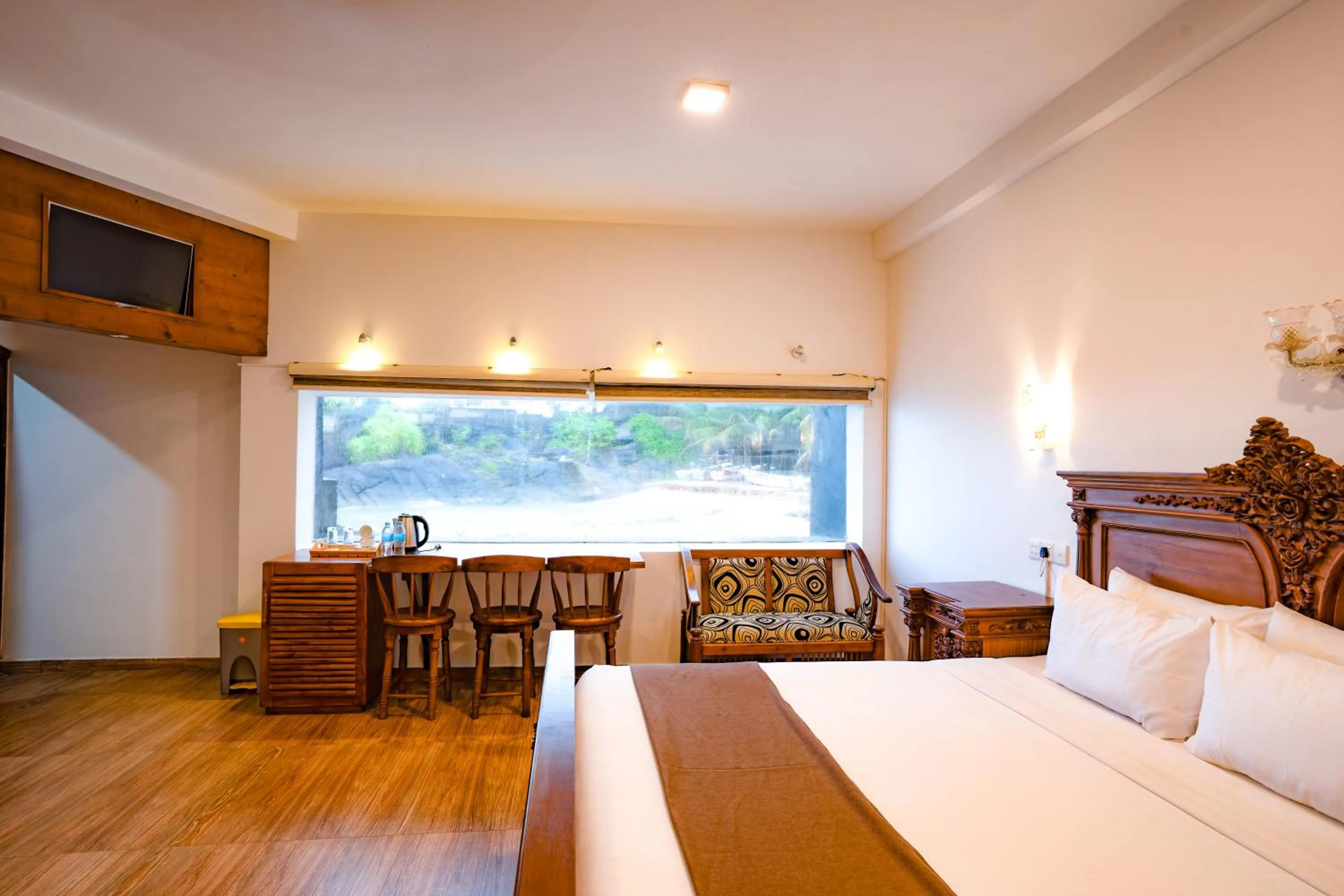 Bedroom, Bed in Amara White Villa