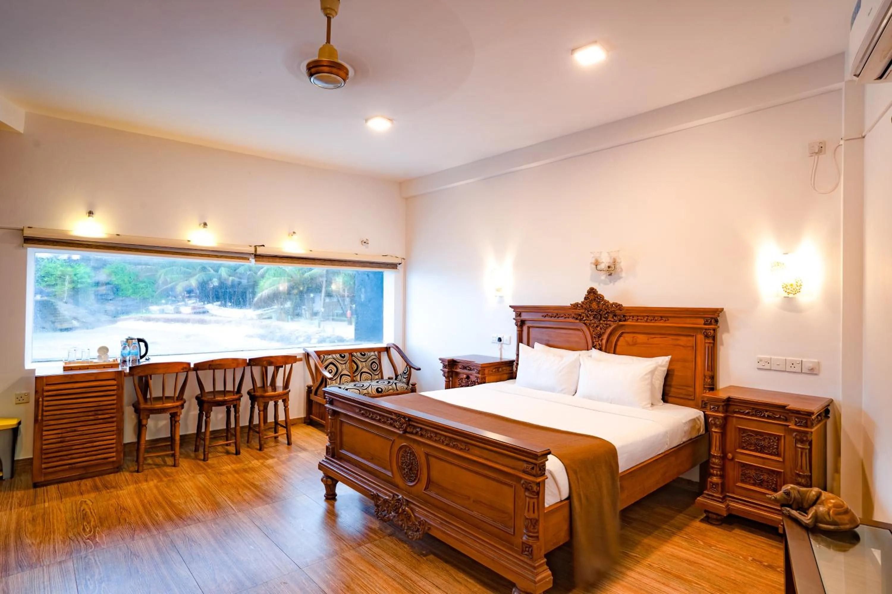 Bedroom, Bed in Amara White Villa