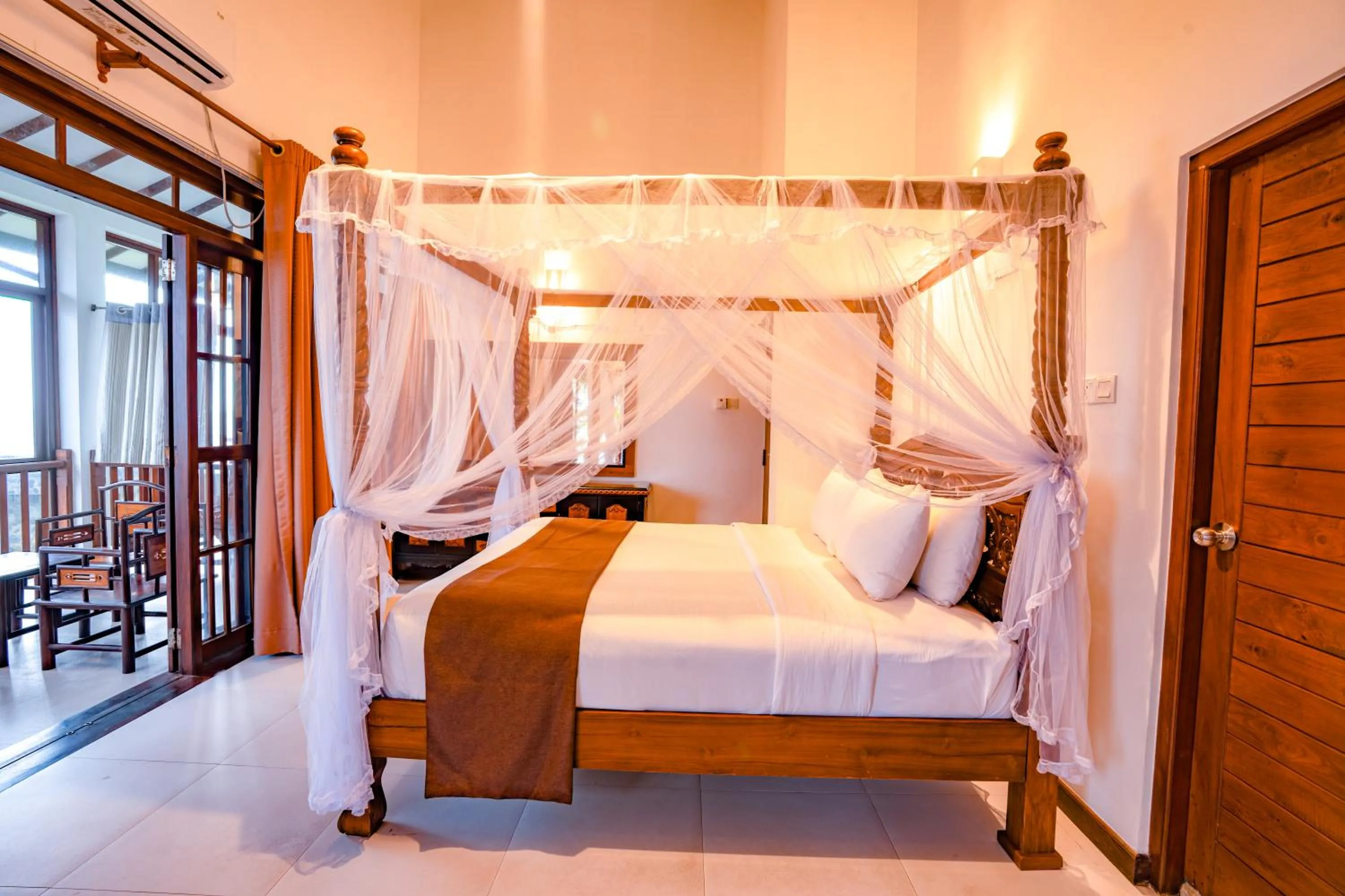 Bedroom, Bed in Amara White Villa
