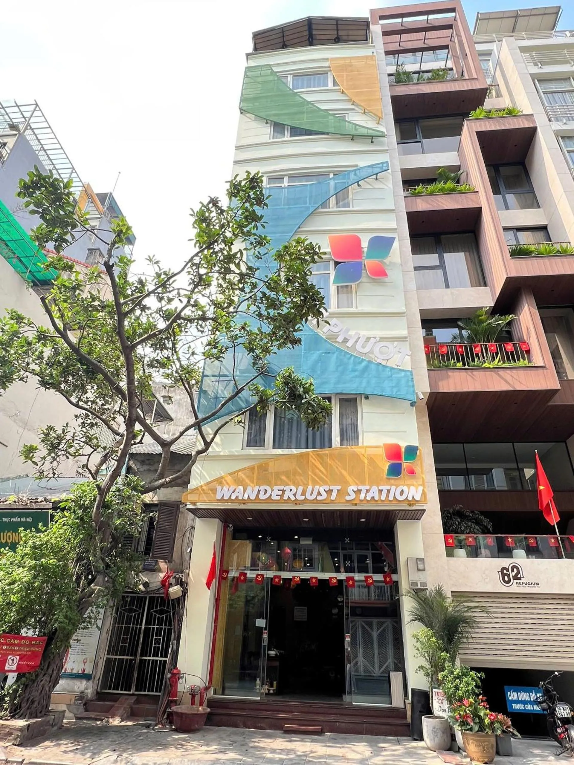 Property building in Wanderlust Station Hostel