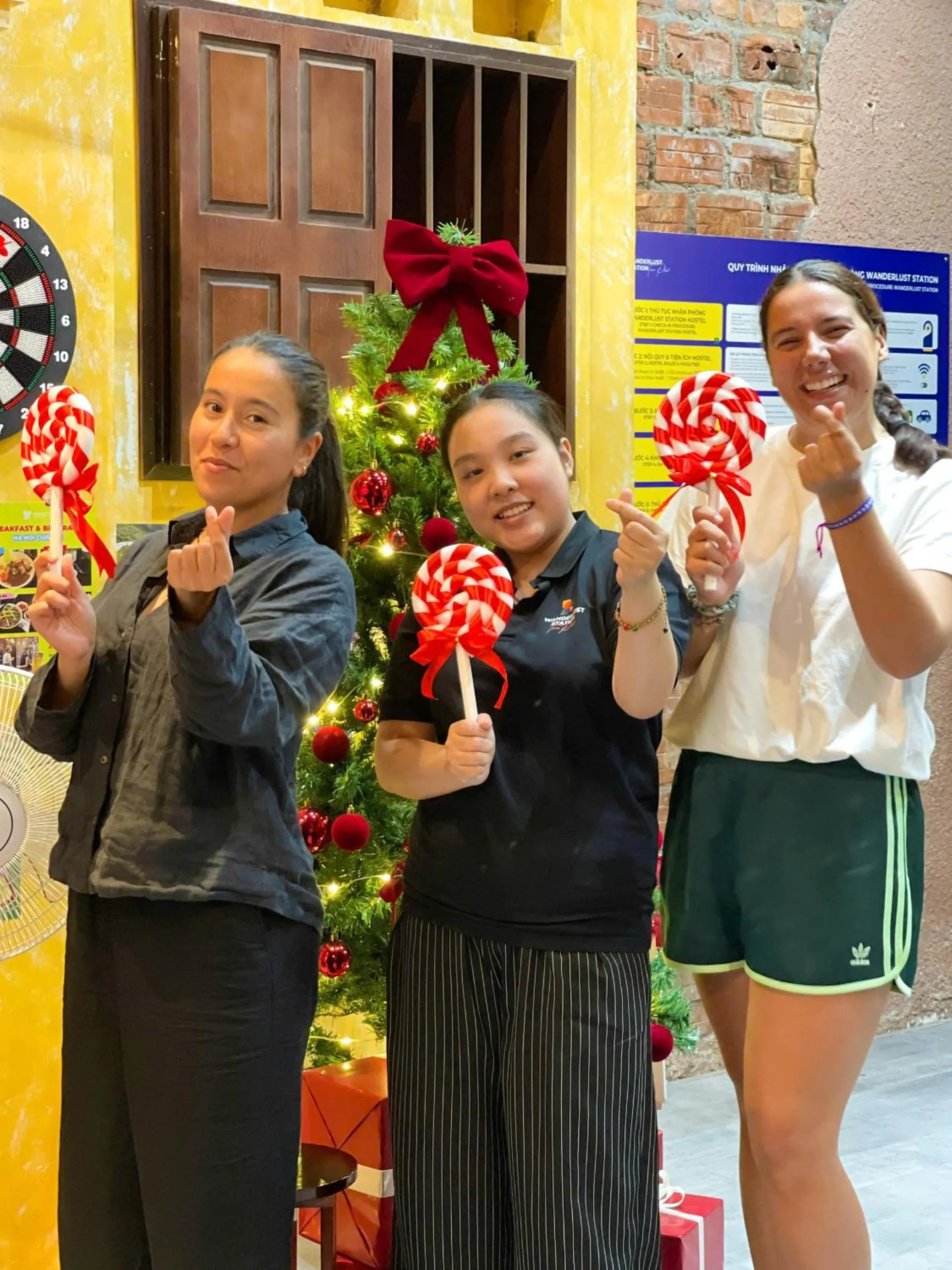 Guests in Wanderlust Station Hostel