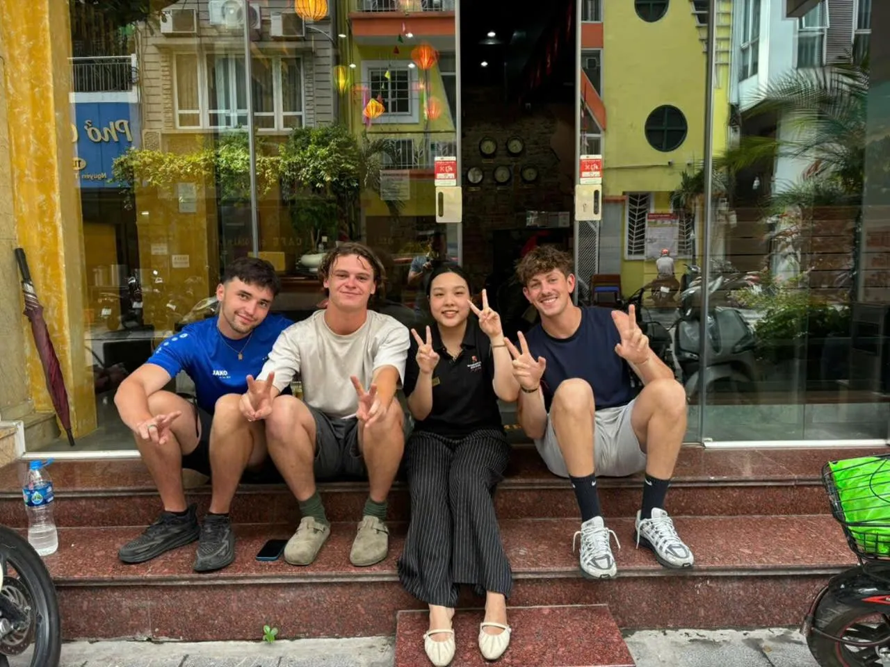 Guests in Wanderlust Station Hostel