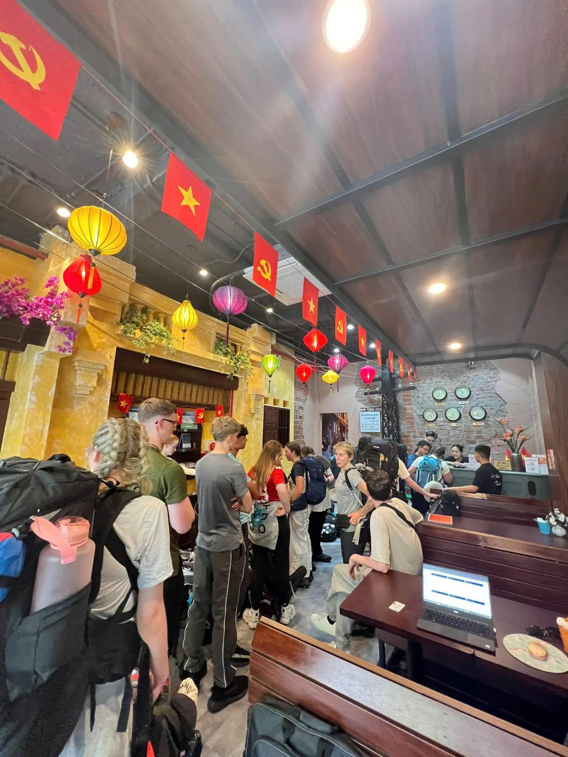 Guests in Wanderlust Station Hostel