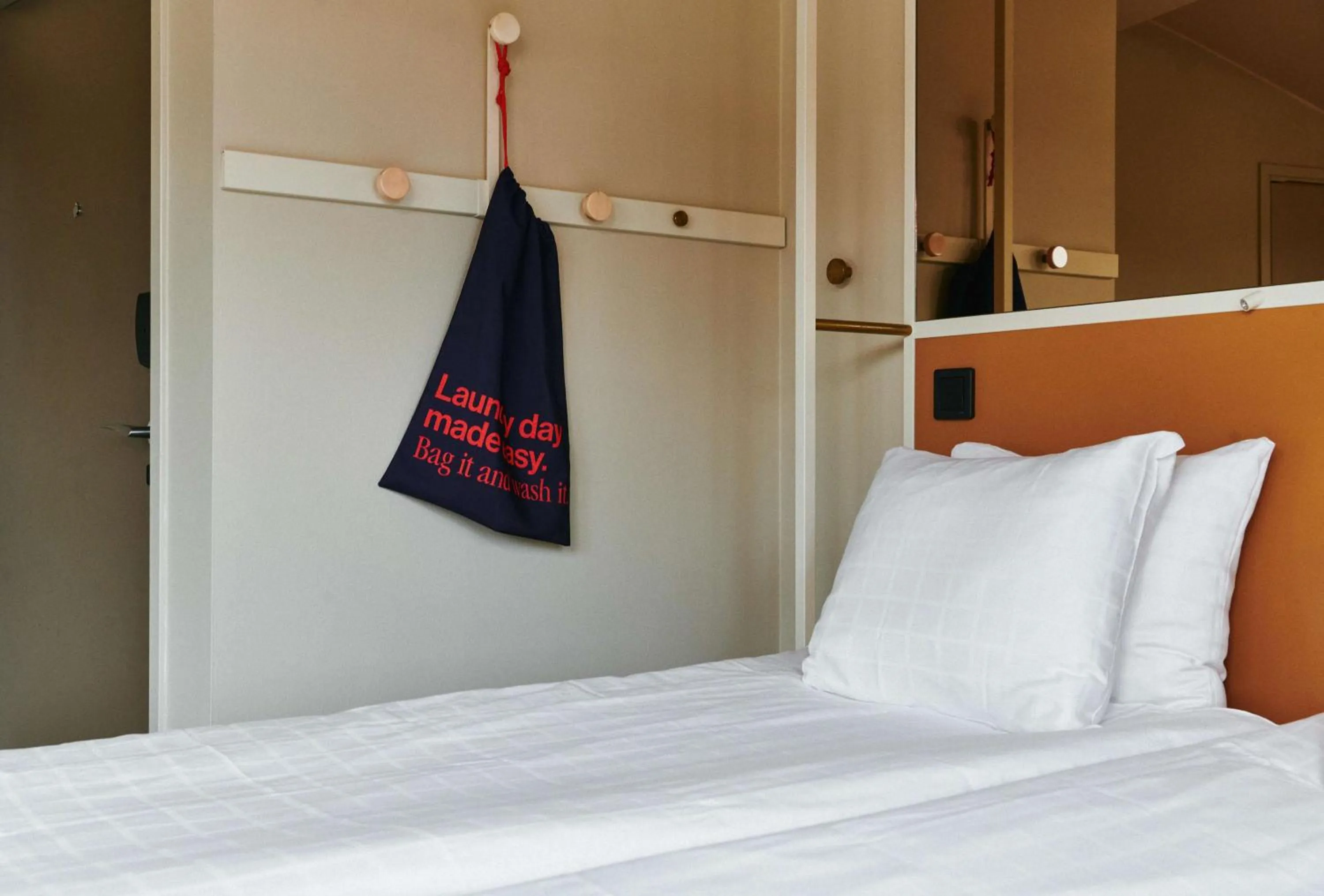 Bedroom, Bed in Scandic Go, Upplandsgatan 4