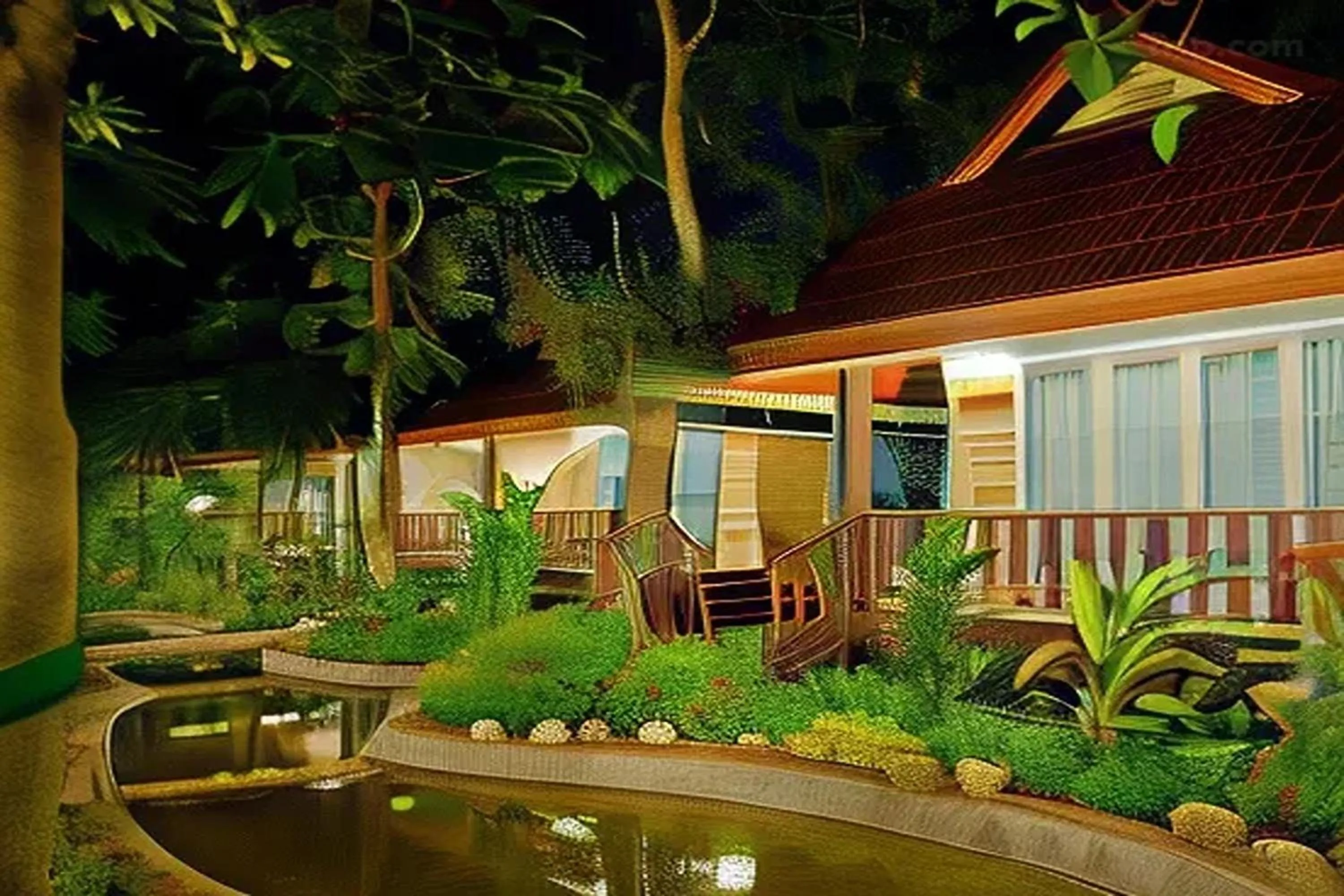 Property building in Baan Nam Pen Resort