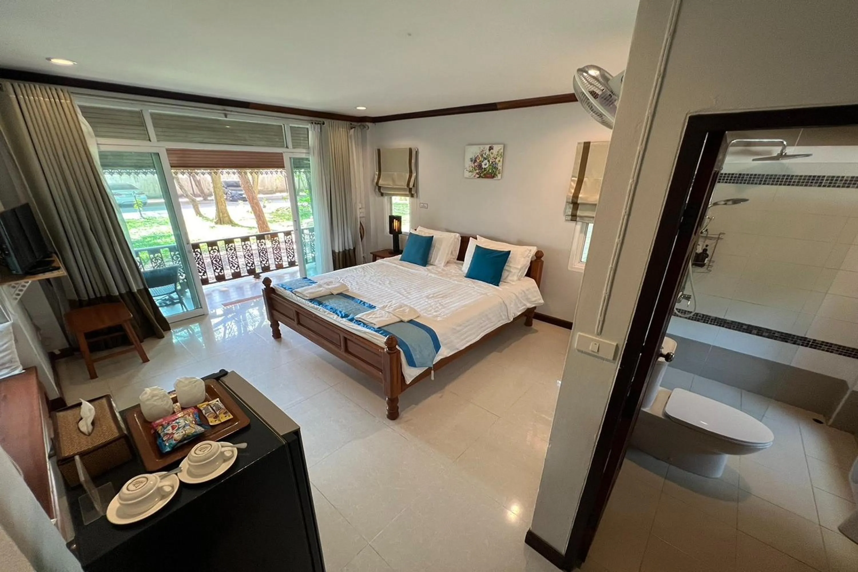 Bedroom, Bed in Baan Nam Pen Resort