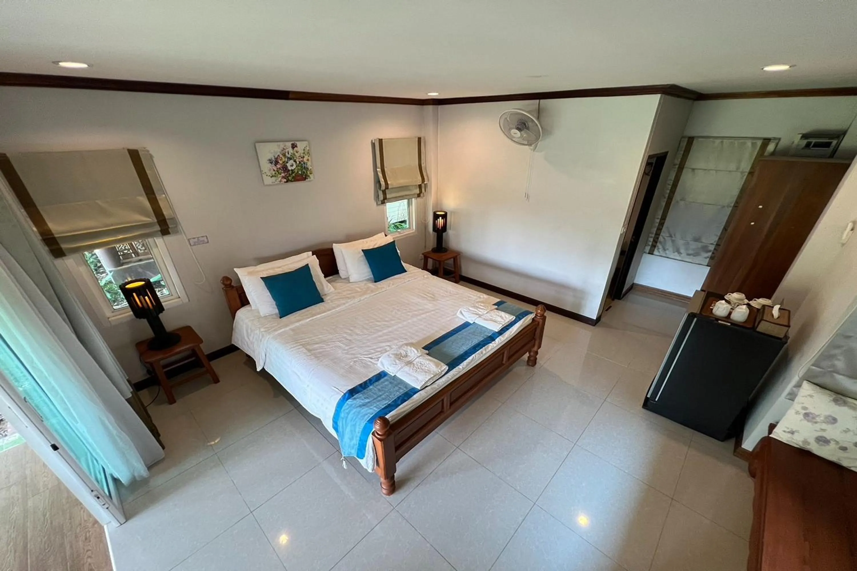 Bedroom, Bed in Baan Nam Pen Resort