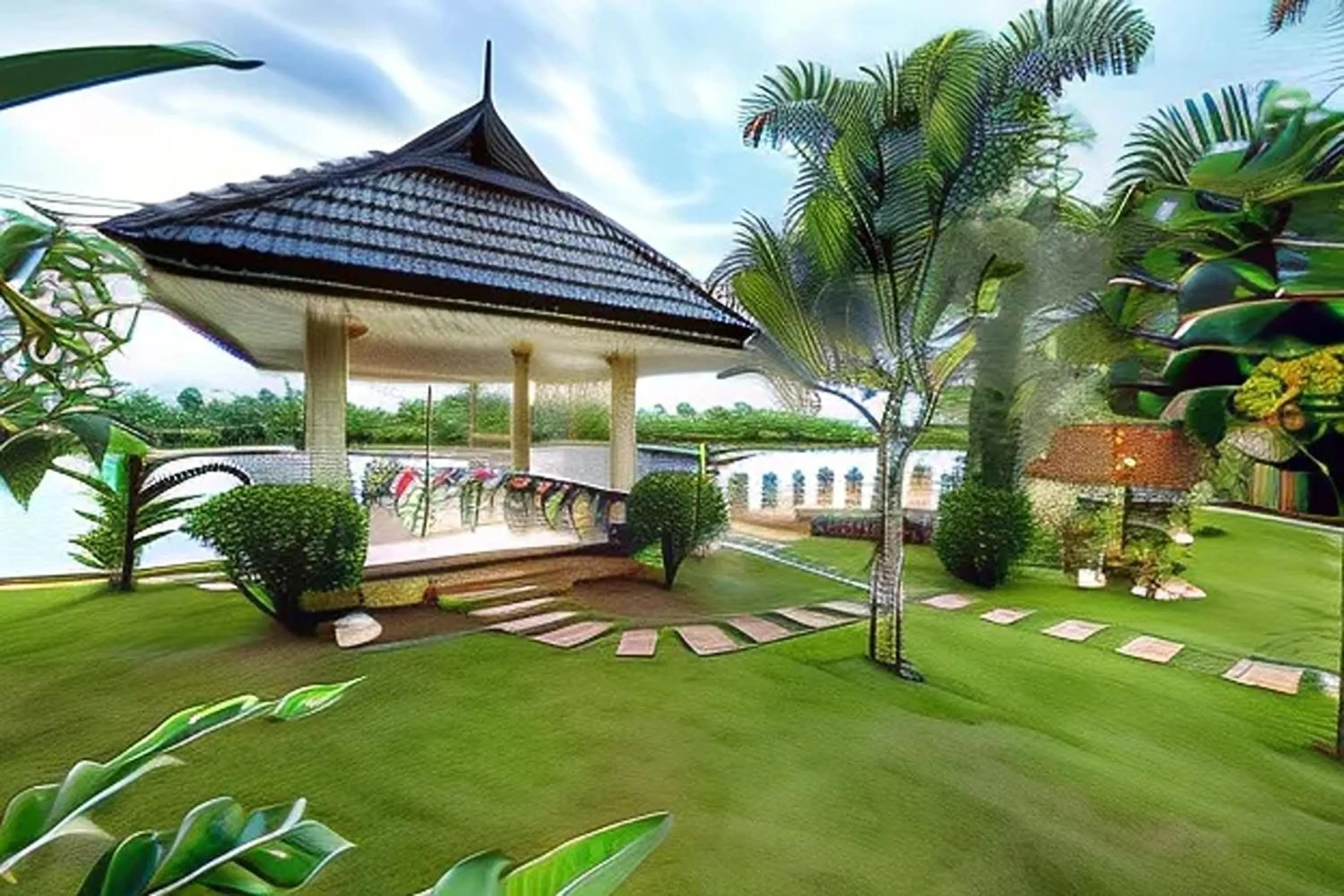 Property building in Baan Nam Pen Resort