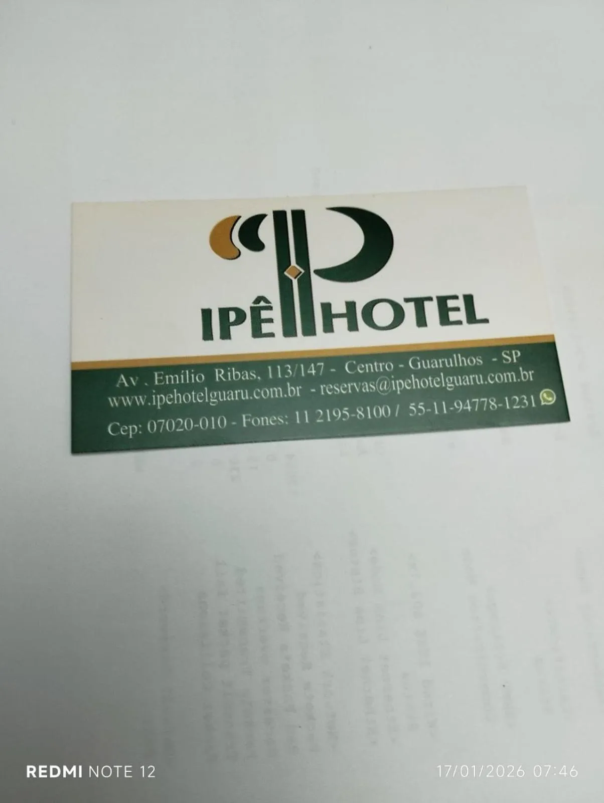 Property building in Ipê Guaru Hotel