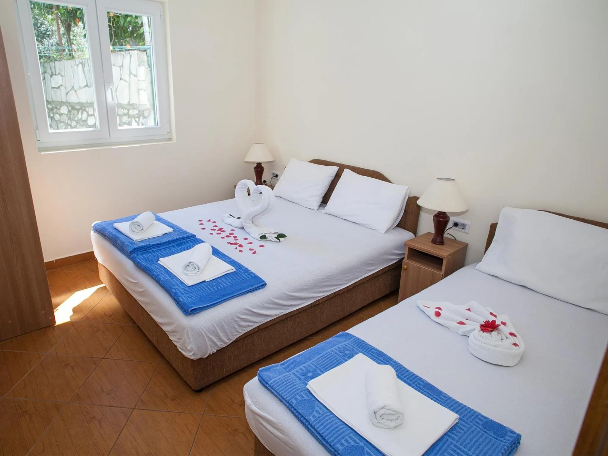 Bed in Daria Apartments