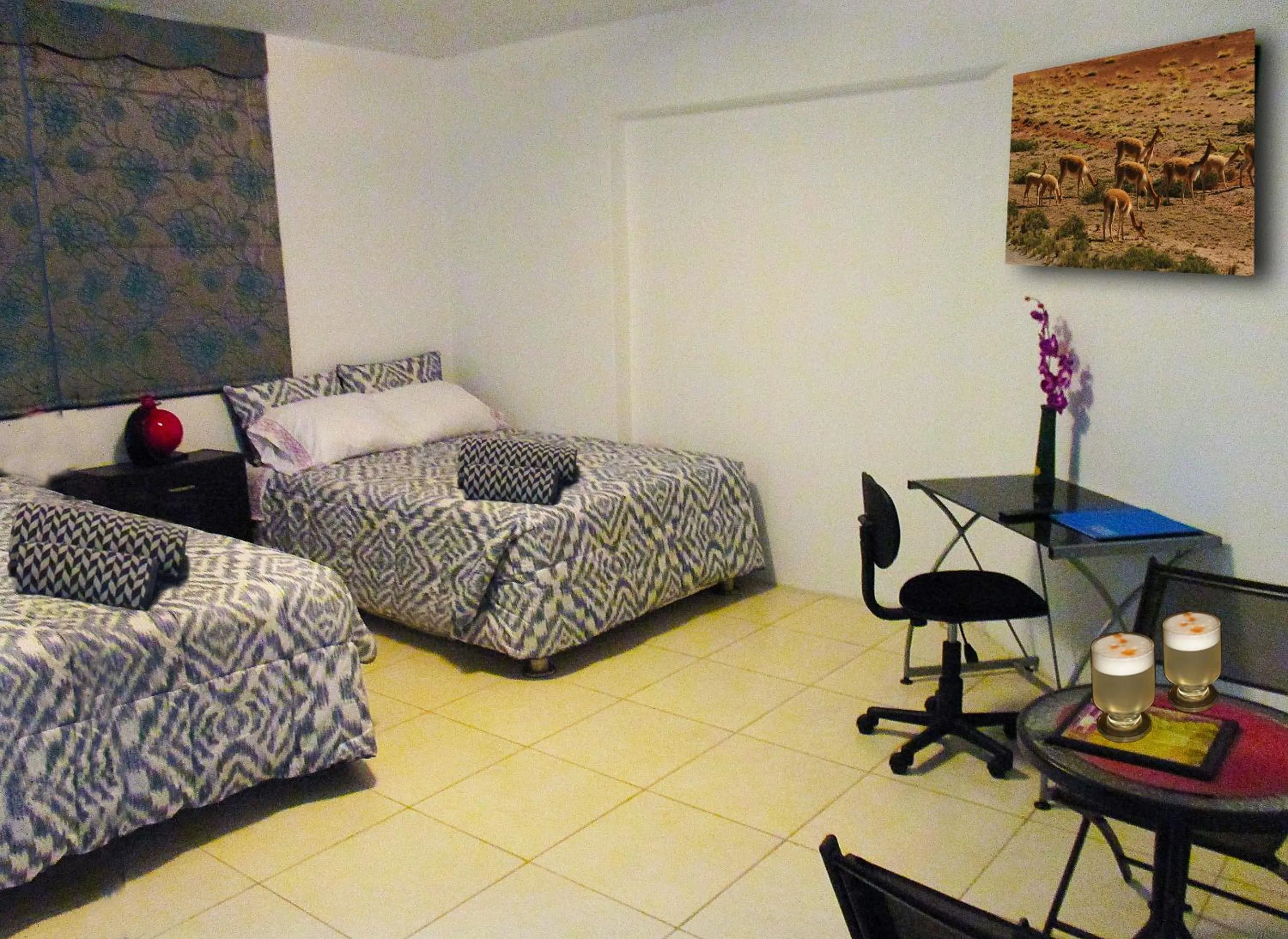 Bed in Magicperu Apart Hotel