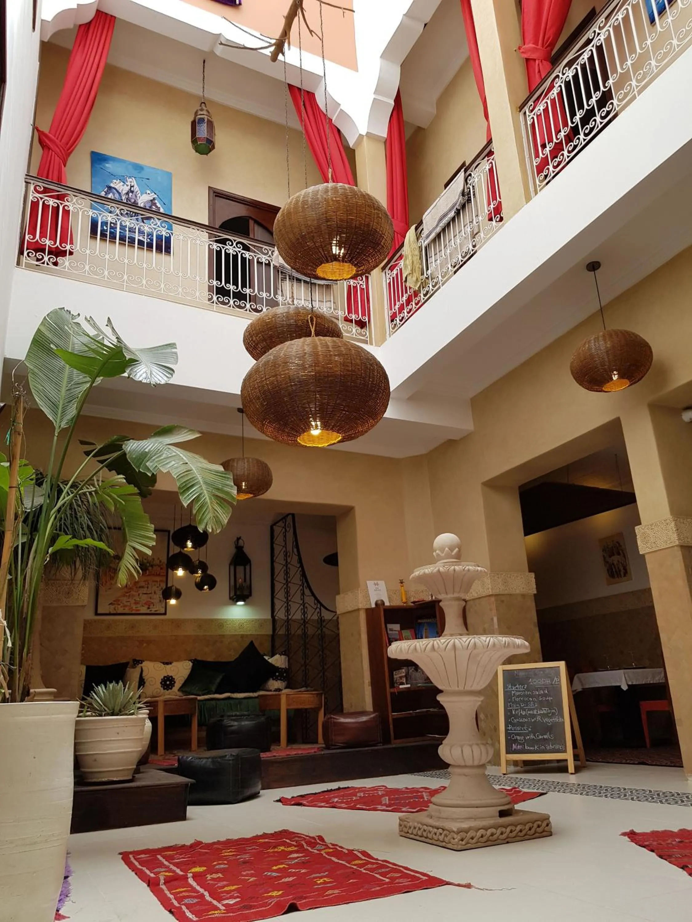 Living room in Riad Al Wafaa